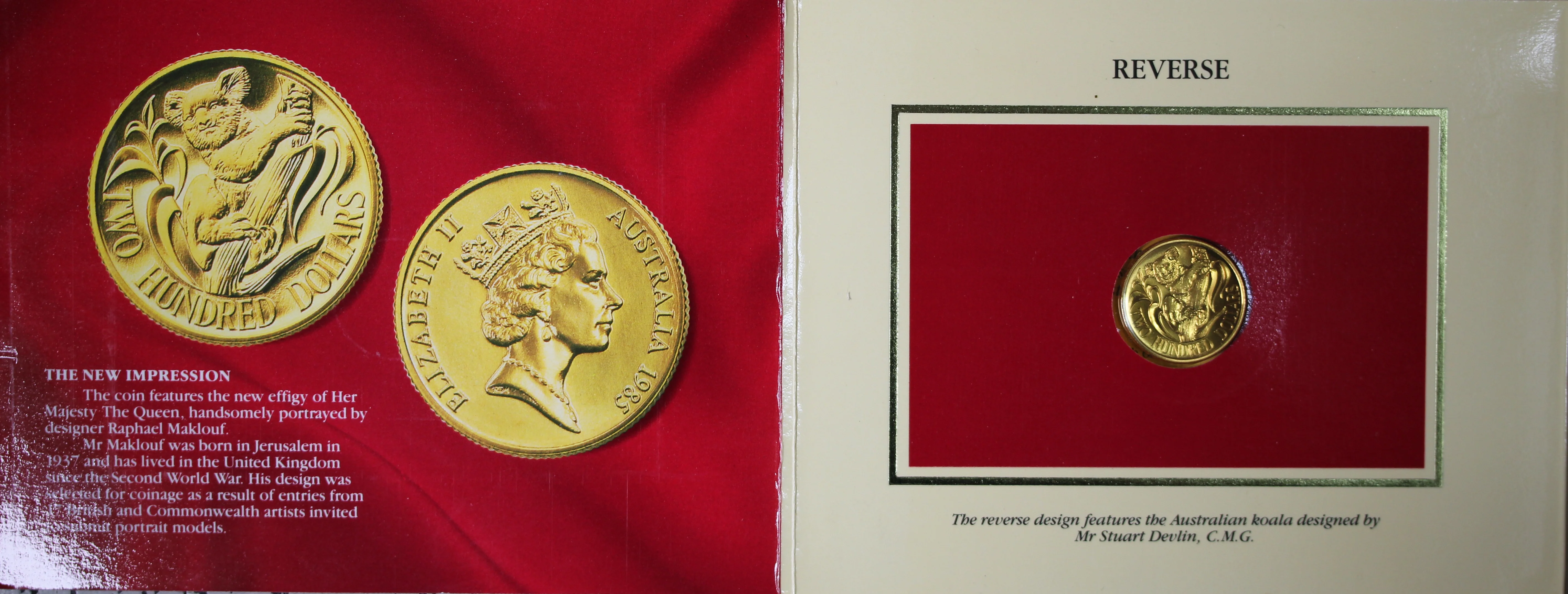 1985 Australian $200 Gold Koala Coin - Image 3