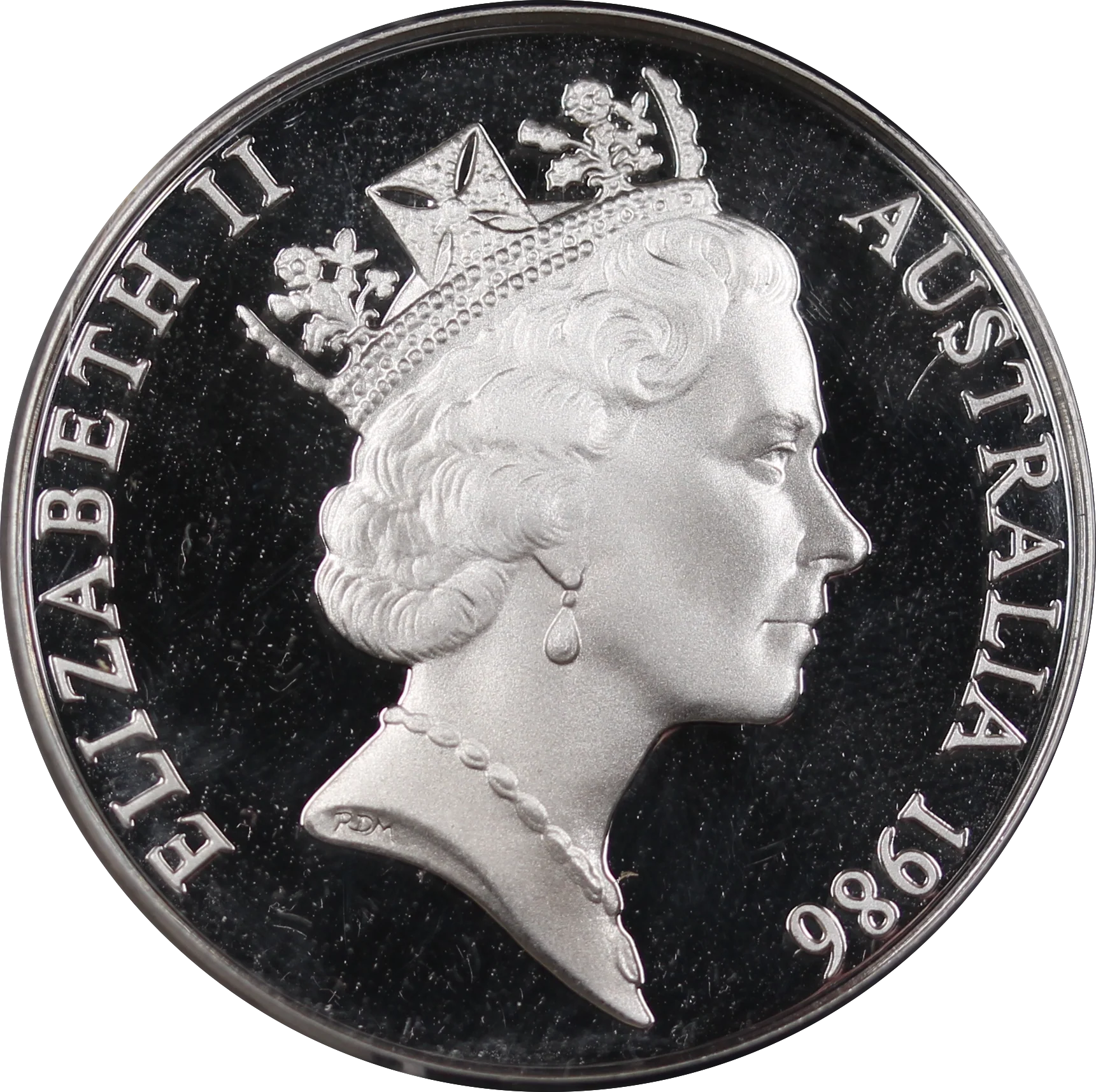 1986 State Series SA Silver $10 Proof Coin - Image 2