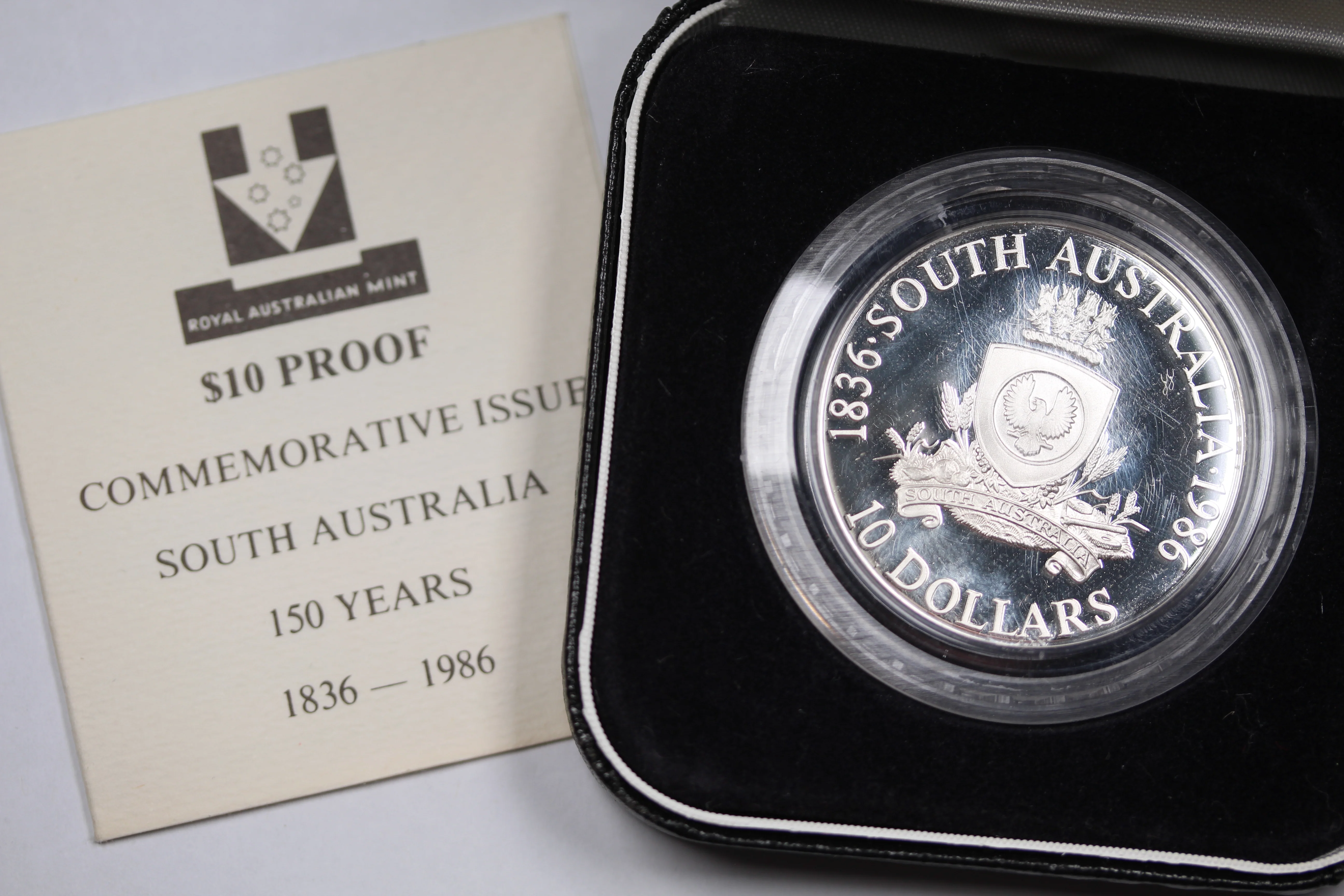 1986 State Series SA Silver $10 Proof Coin - Image 3