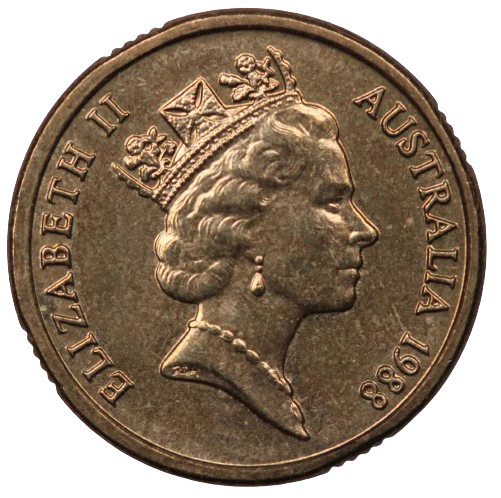 1988 $2 Coin (With HH Initials) - Image 2