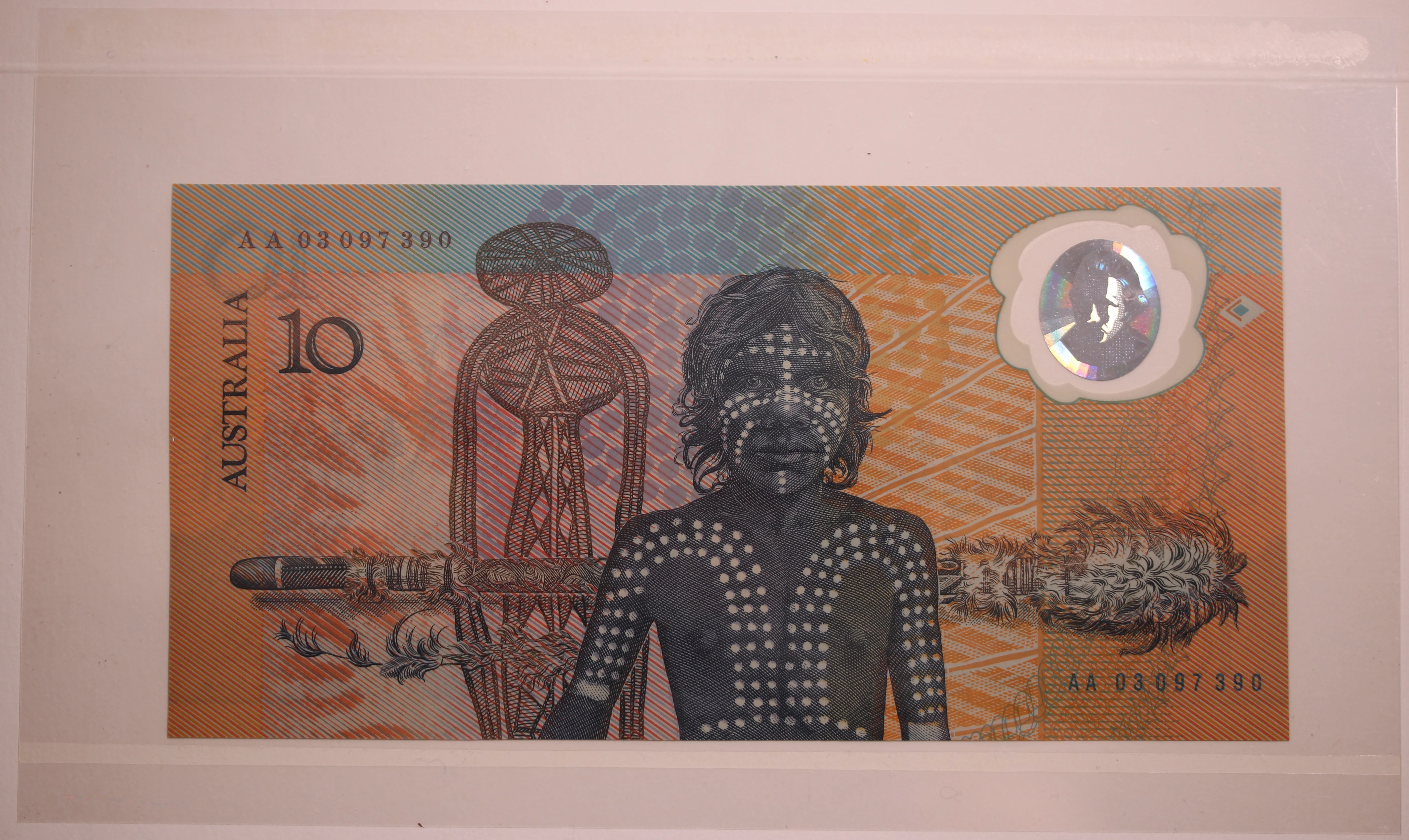1988 Bicentennial $10 Banknote in NPA Folder - Image 2