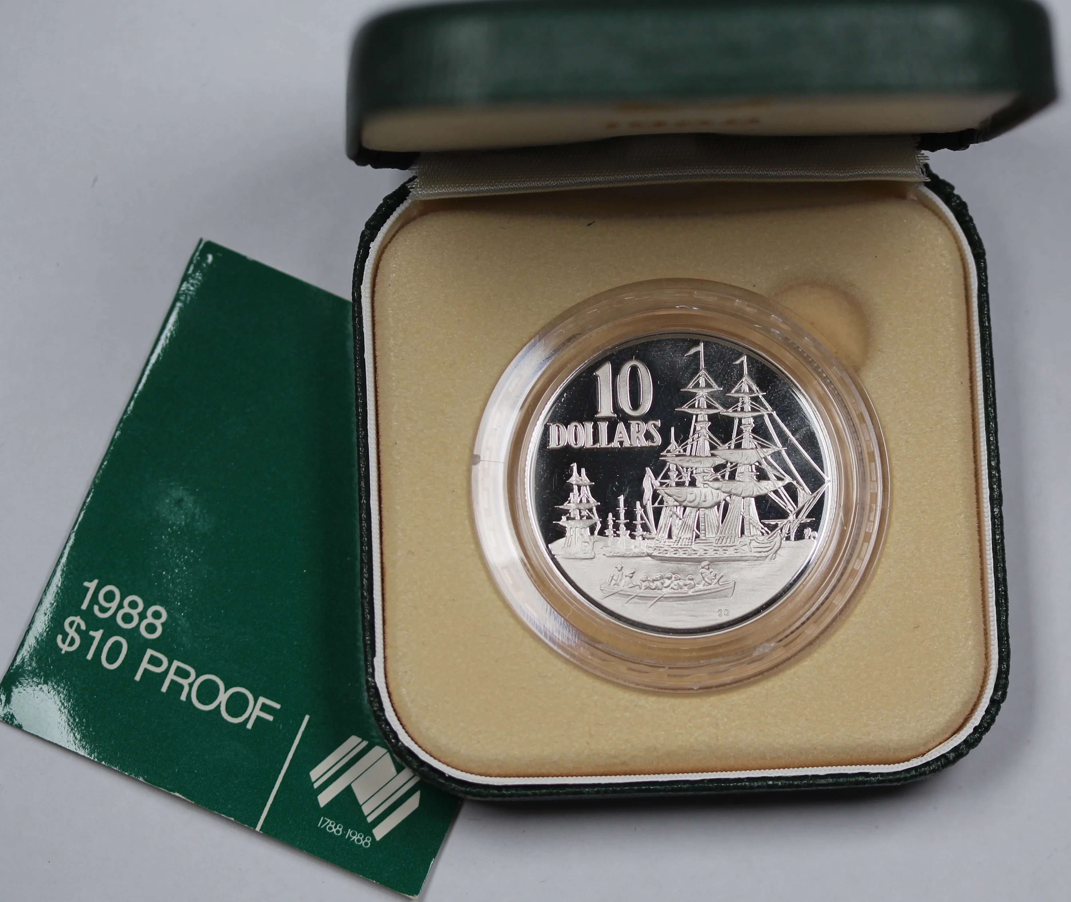 1988 Bicentennial $10 Silver Proof Coin - Image 2