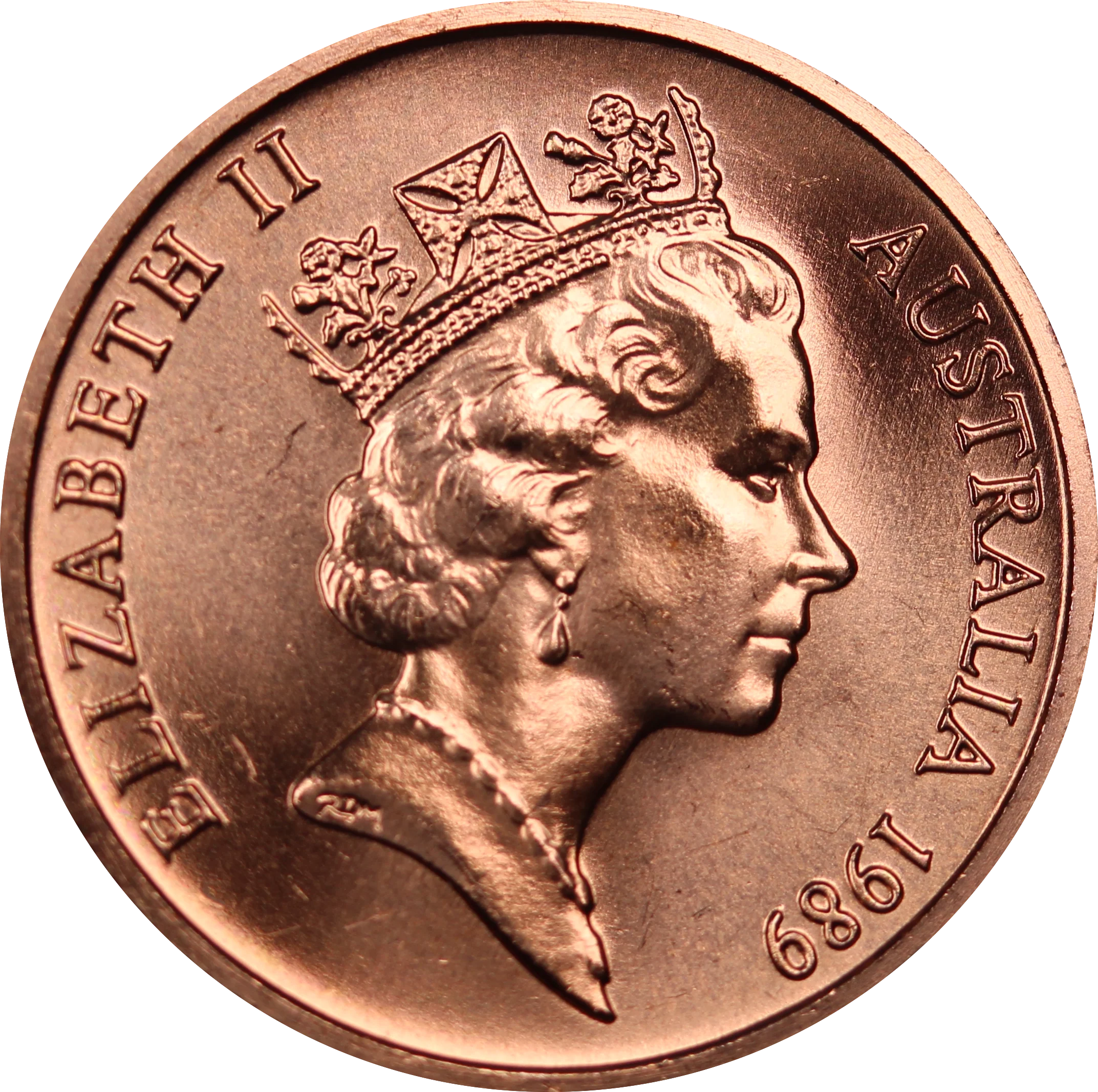 1989 1 Cent Coin Uncirculated - Image 2