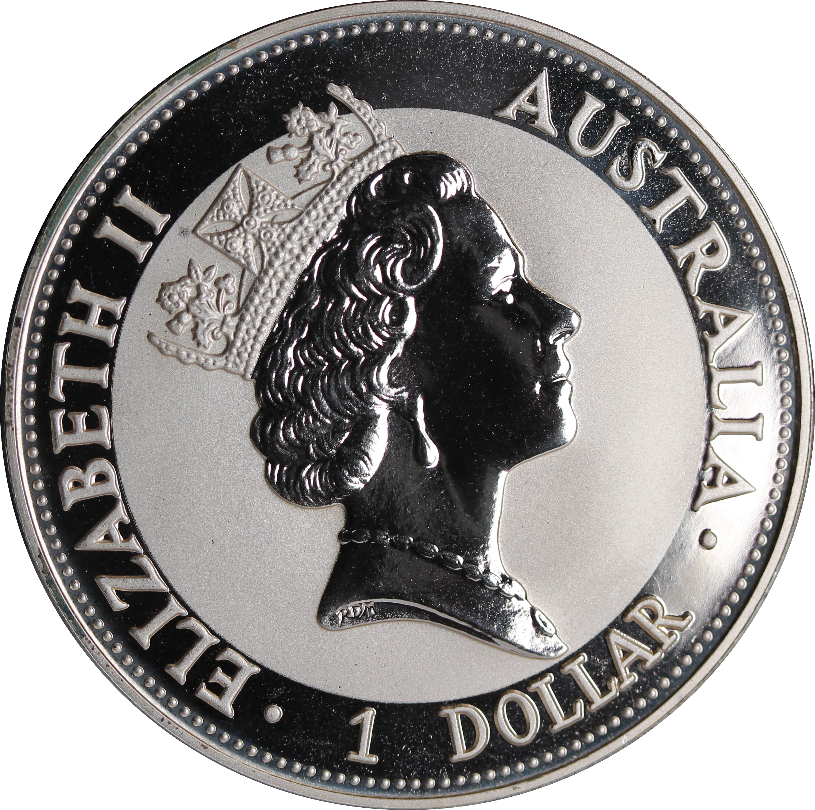 1990 Kookaburra 1oz Silver Coin - Image 2