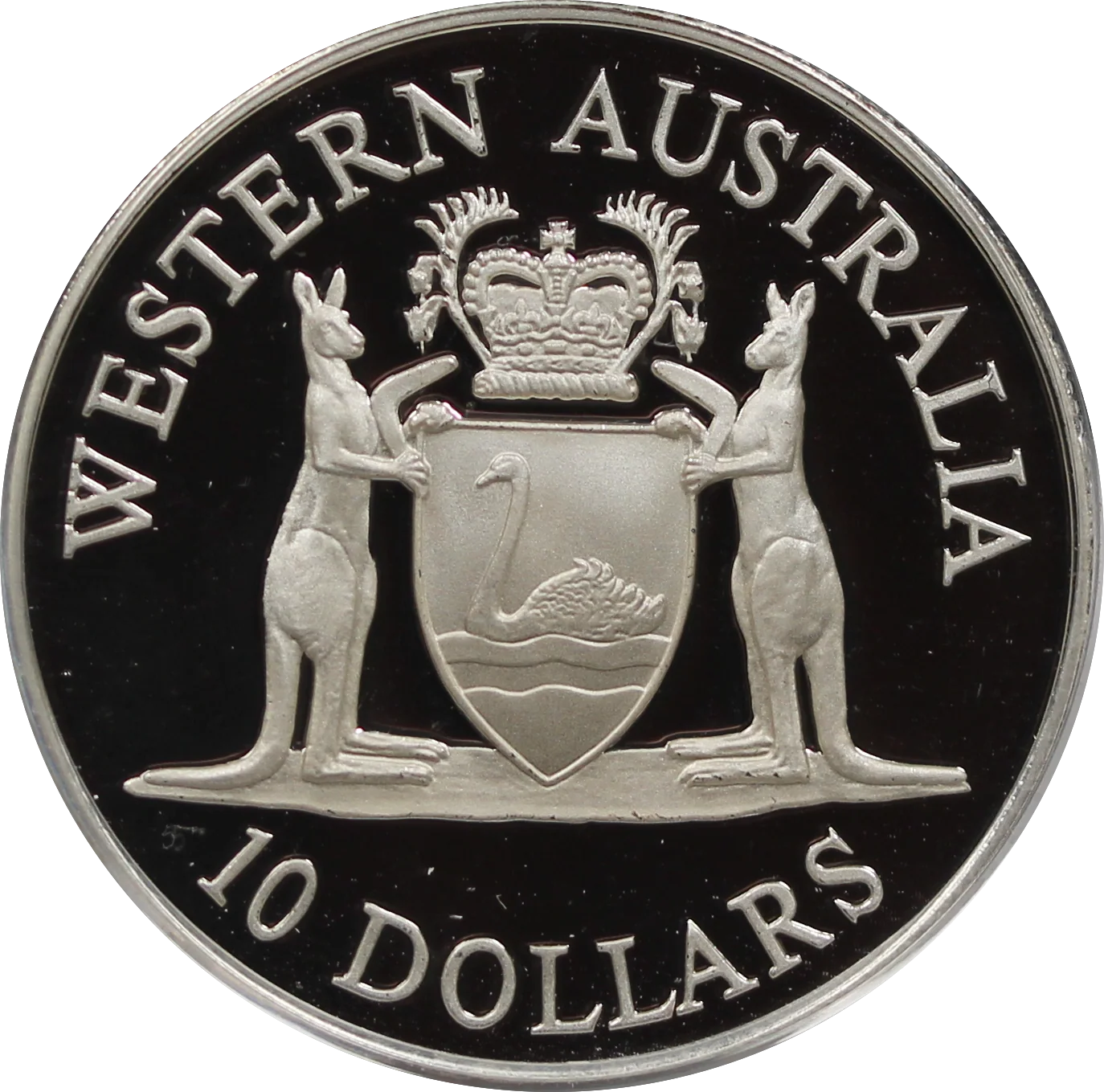 1990 Western Australia Swan $10 Silver Proof Coin - Image 2