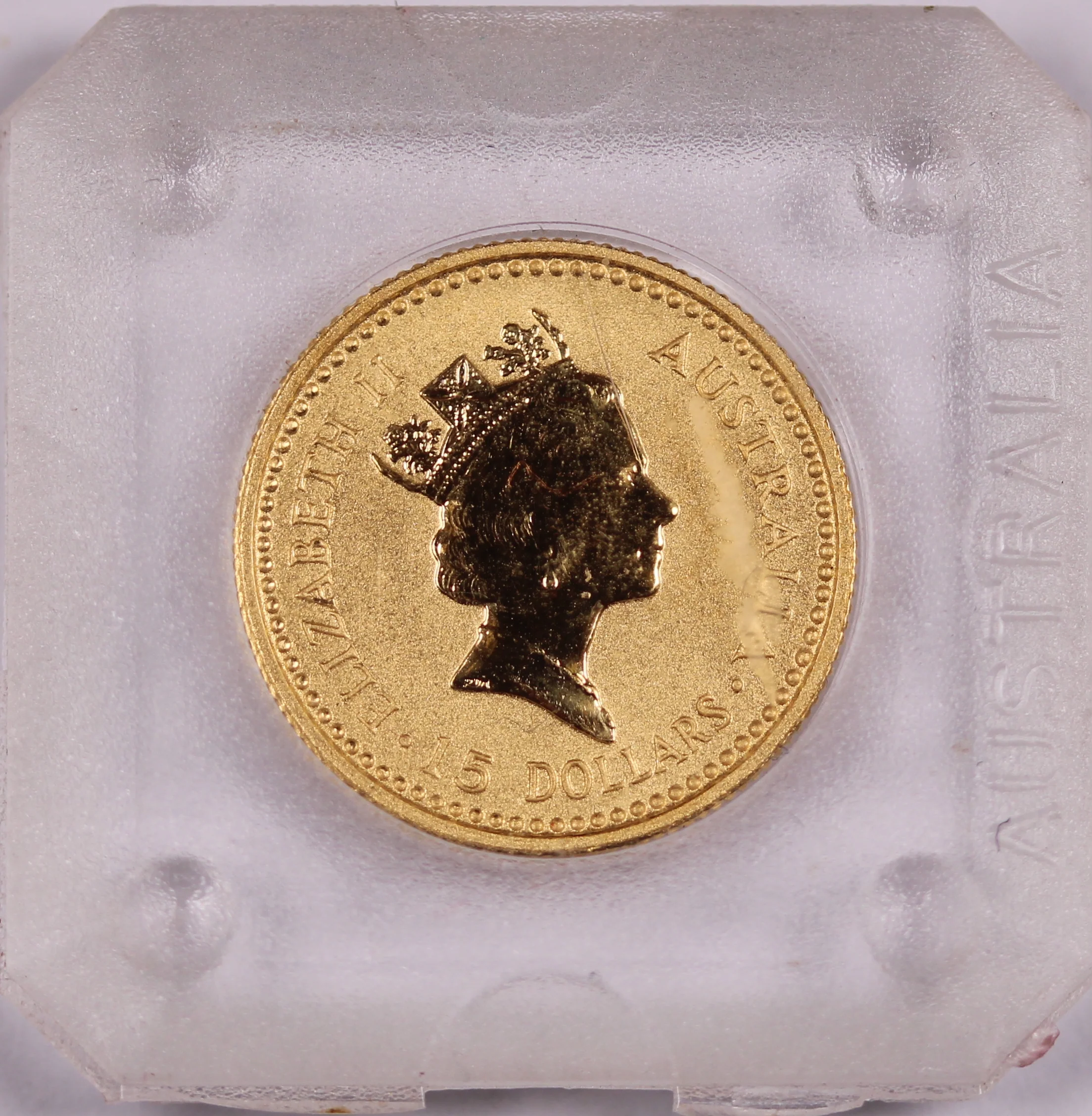 1991 Australian Nugget Kangaroo 1/10oz Gold Coin - Image 2