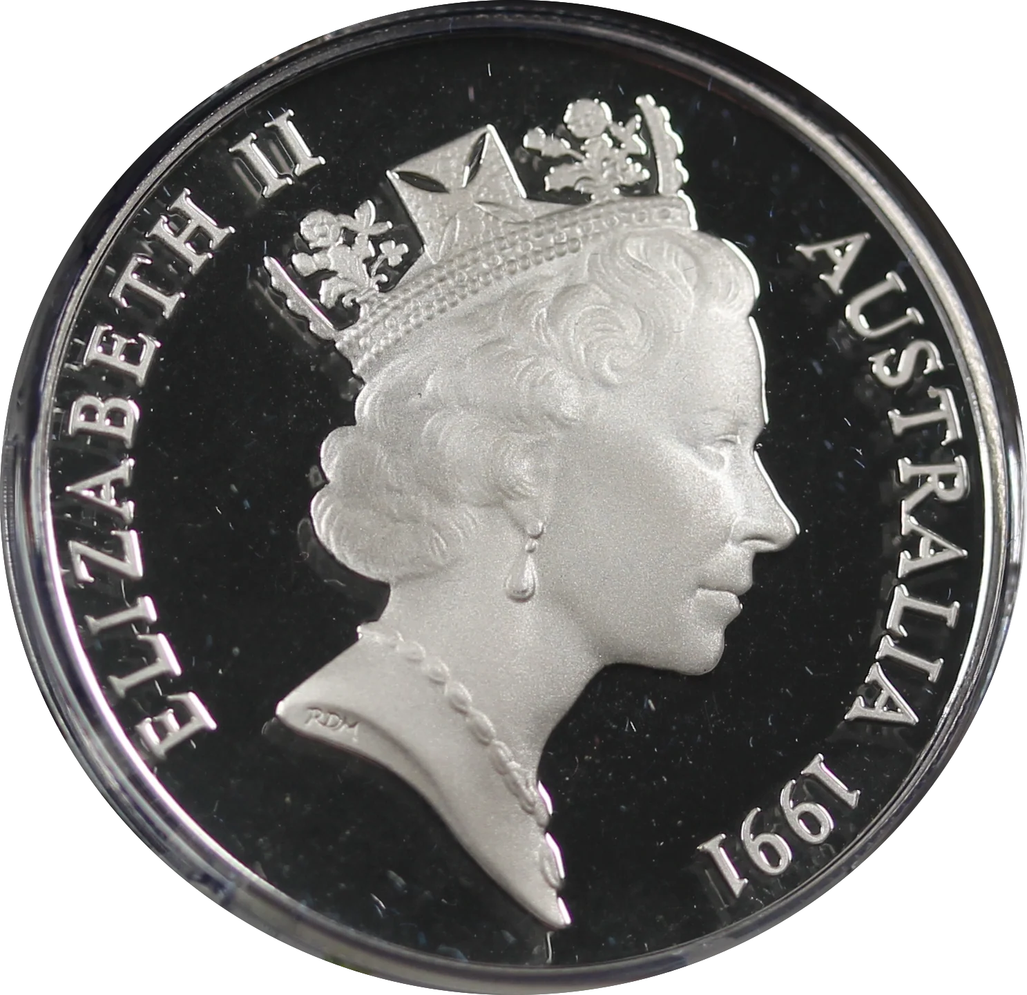 1991 Birds of Australia Jabiru $10 Silver Proof Coin - Image 3