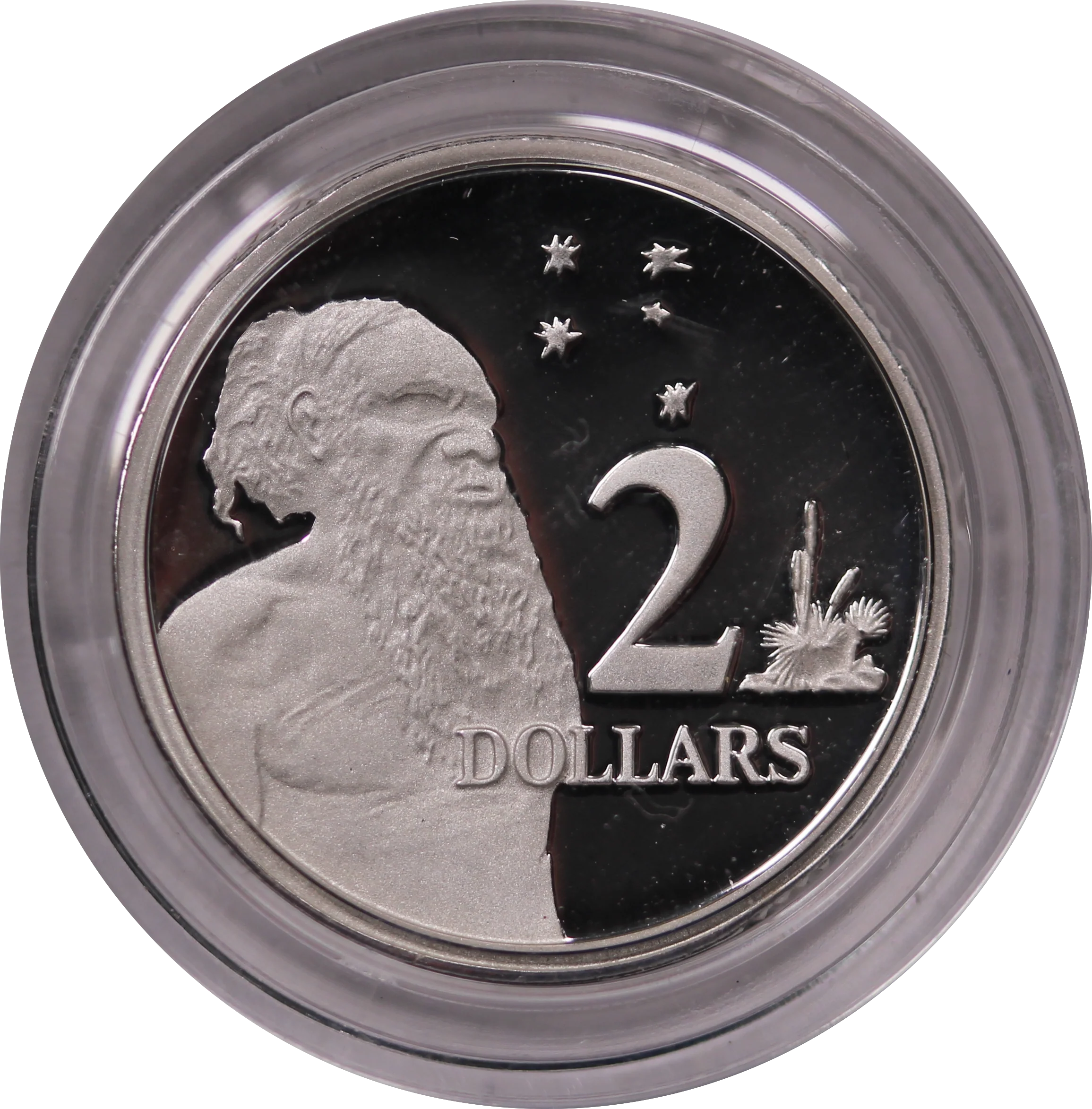1991 Silver Proof $2 Coin in Capsule