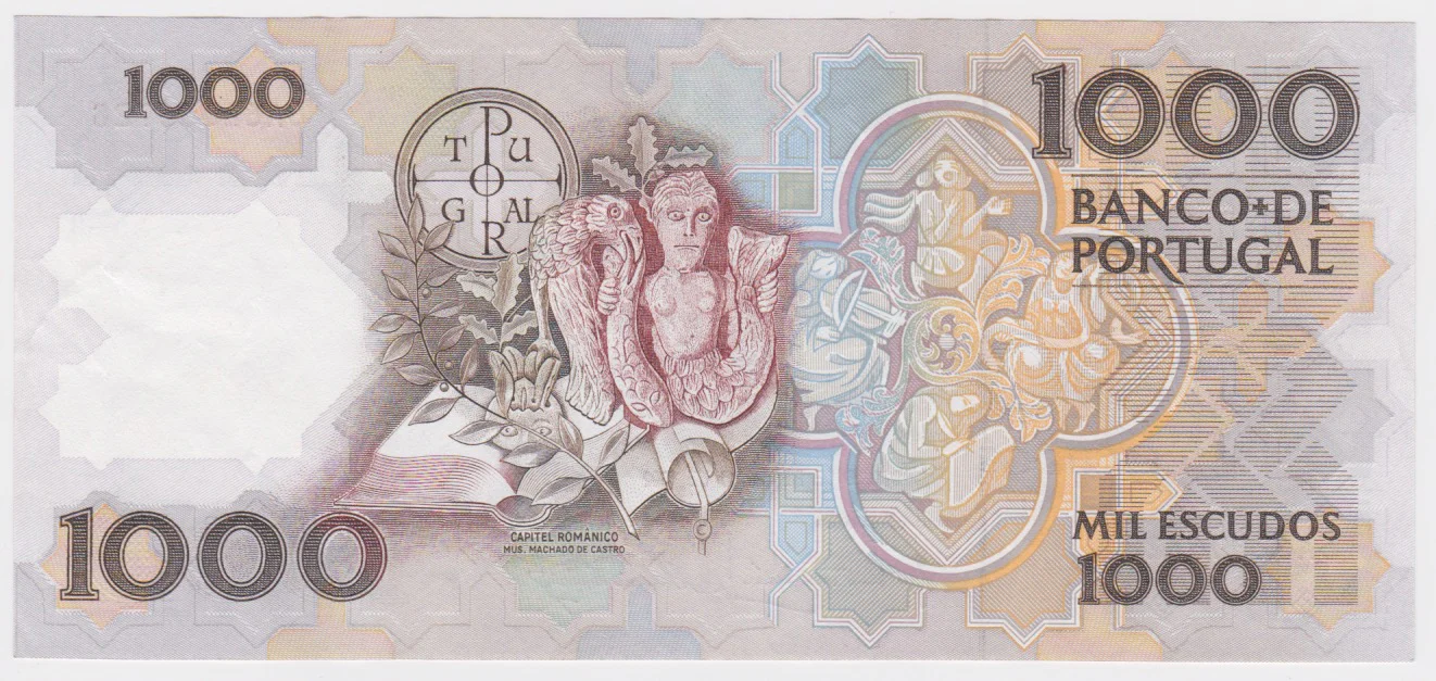 1992 Portugal 1000 Escudos UNC - Image 2