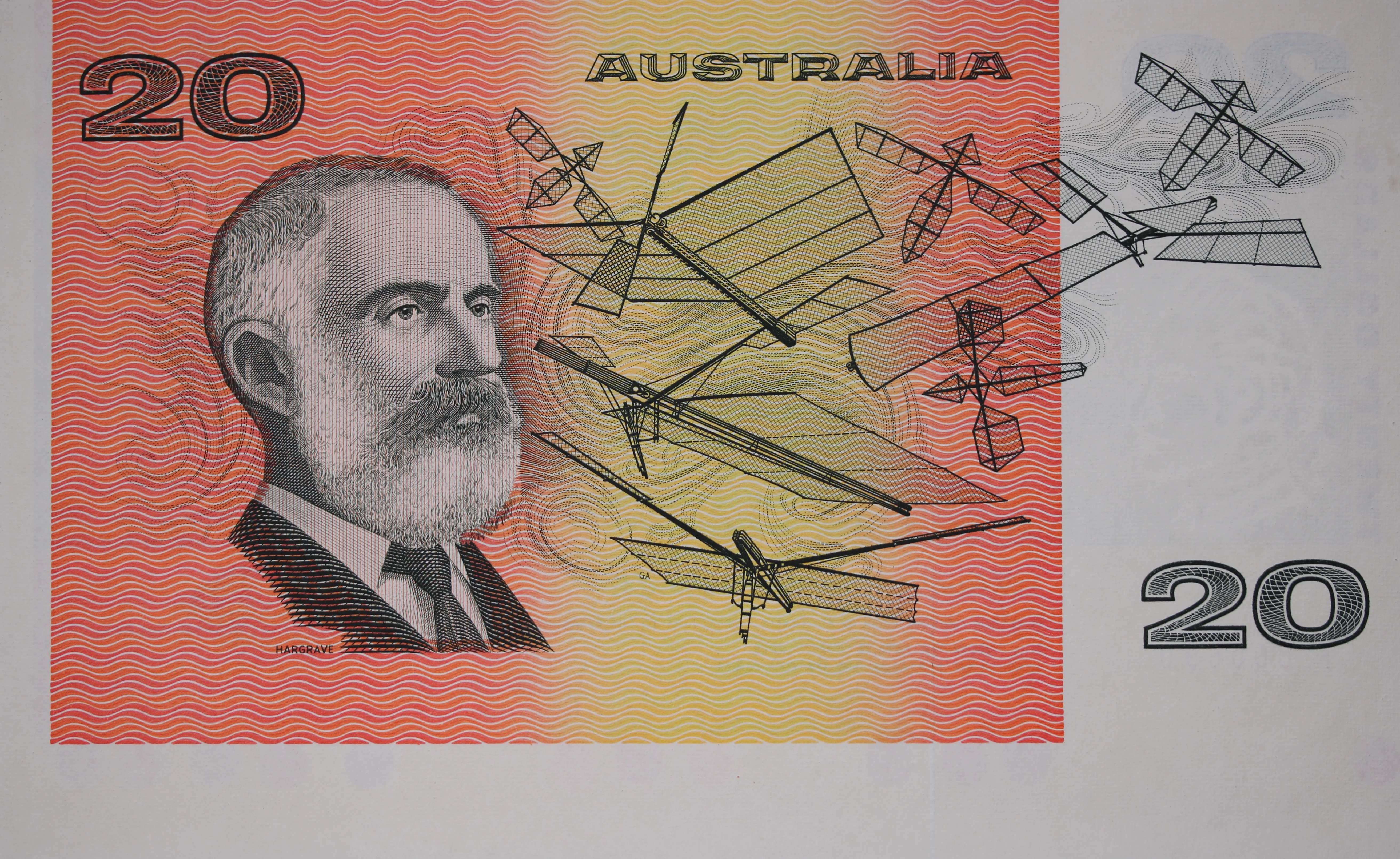 1993 $20 Fraser/Cole Banknote with Selvedge UNC - Image 2
