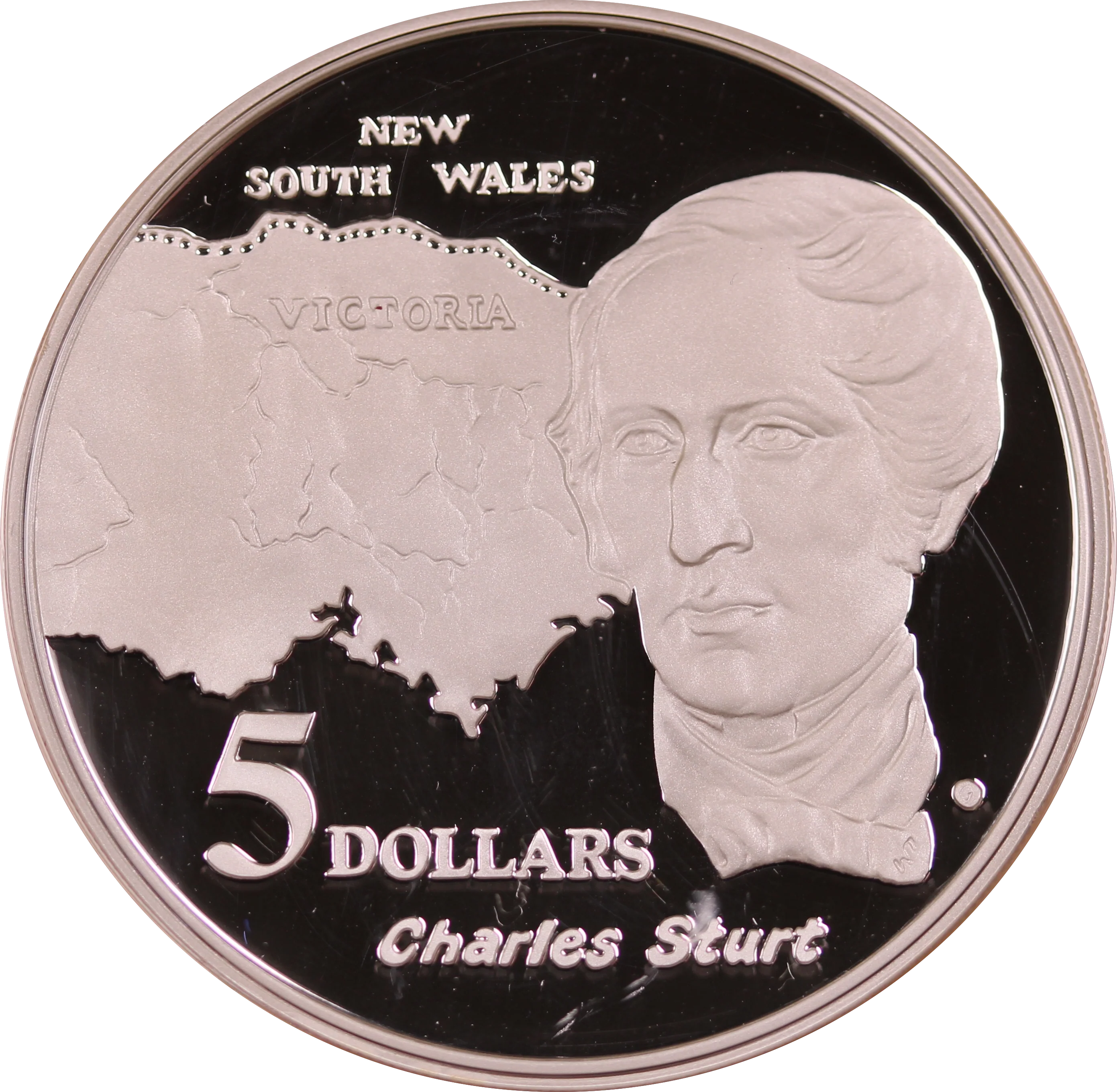 1994 Silver $5 Explorers - Charles Sturt