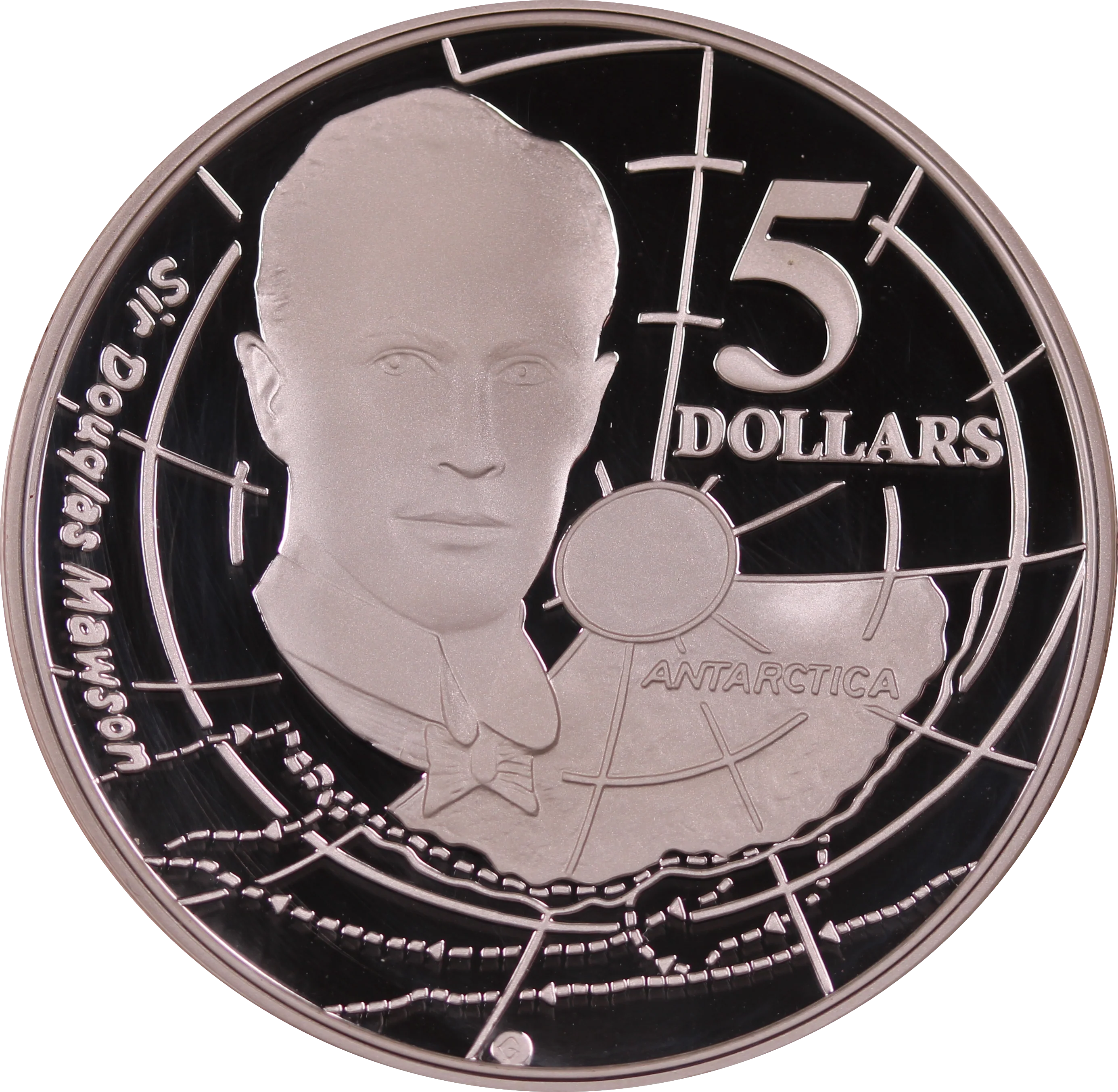 1994 Silver $5 Explorers - Douglas Mawson