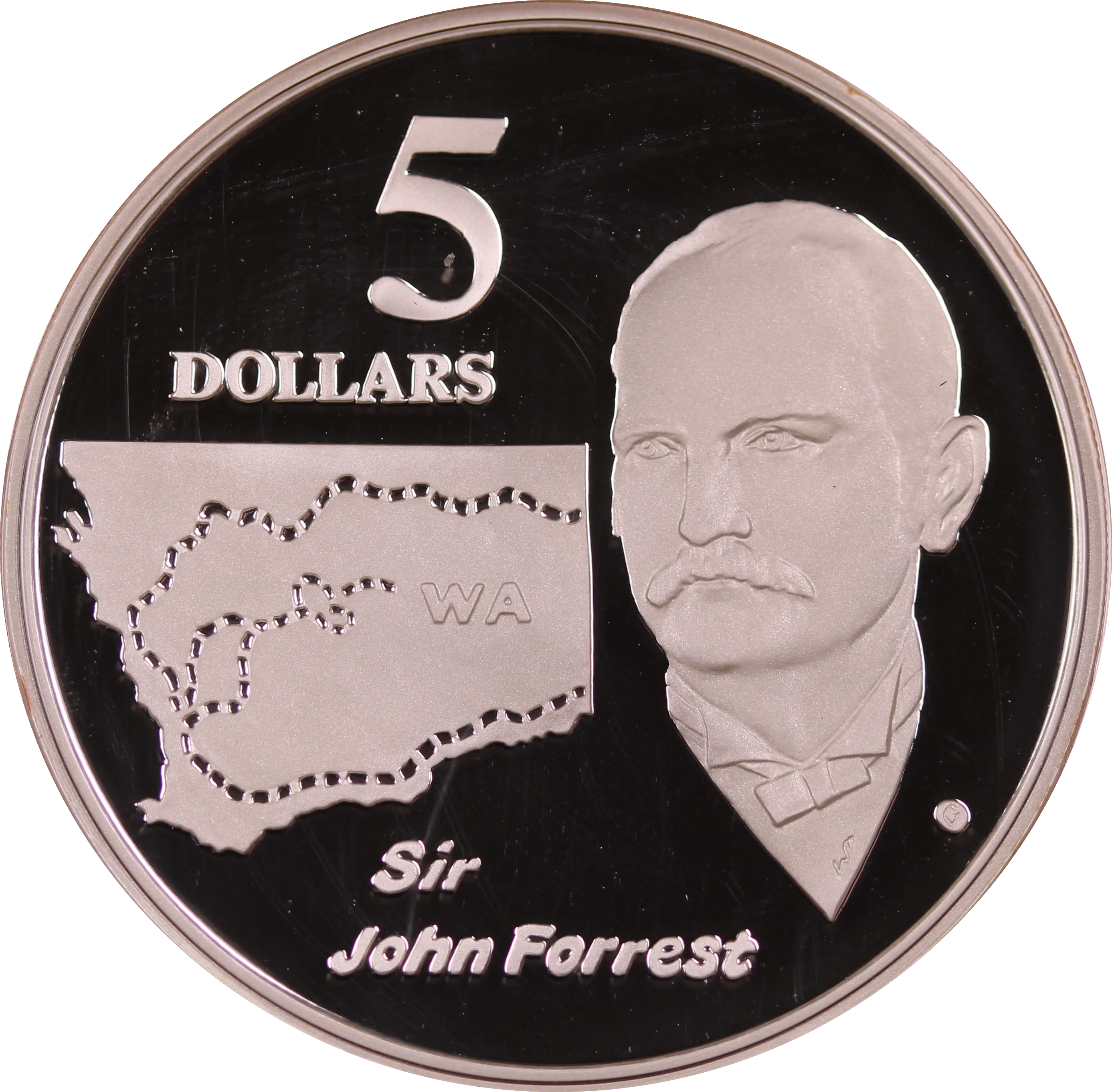 1994 Silver $5 Explorers - John Forrest