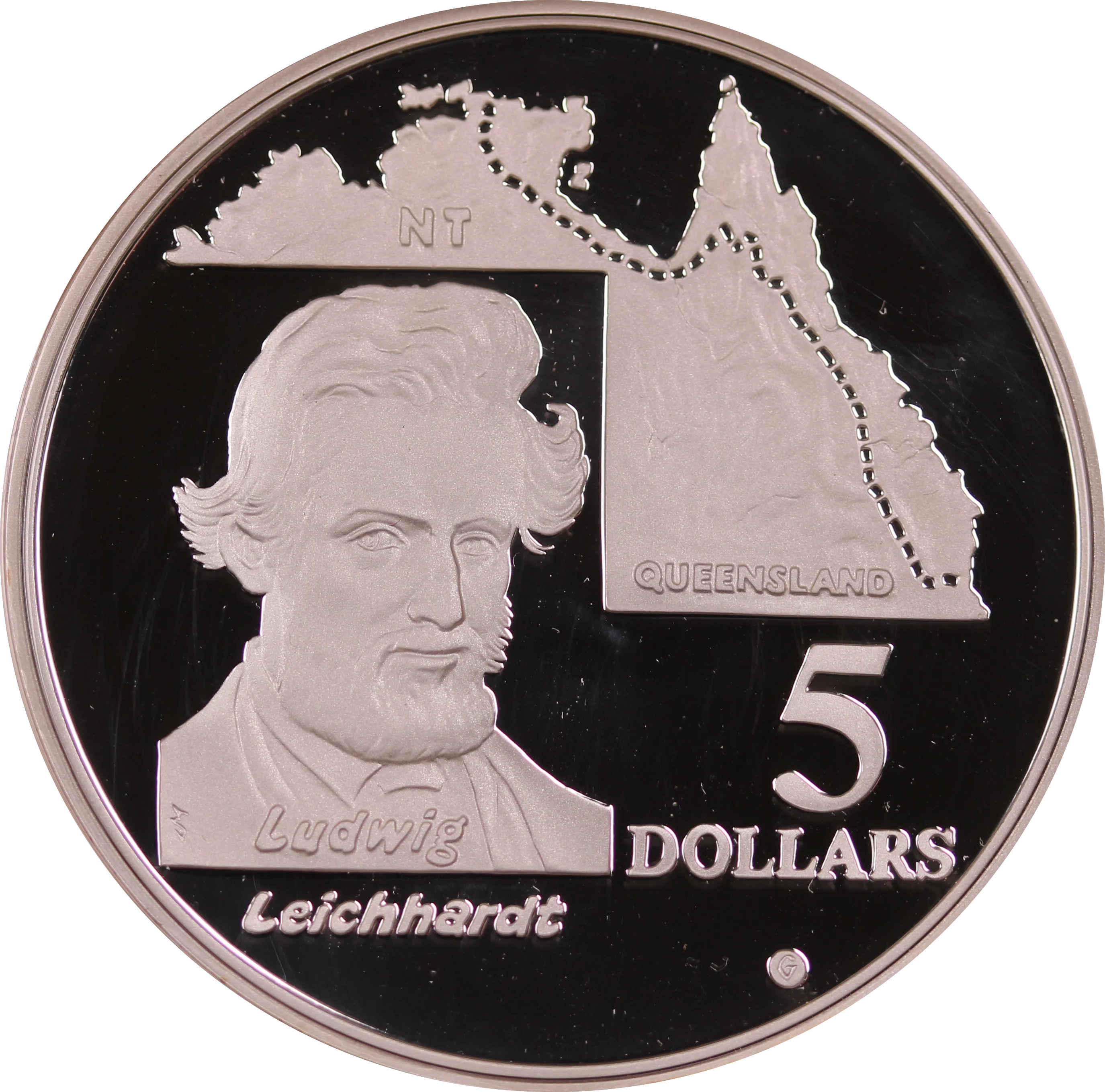 1994 Silver $5 Explorers - Ludwig Leichhardt