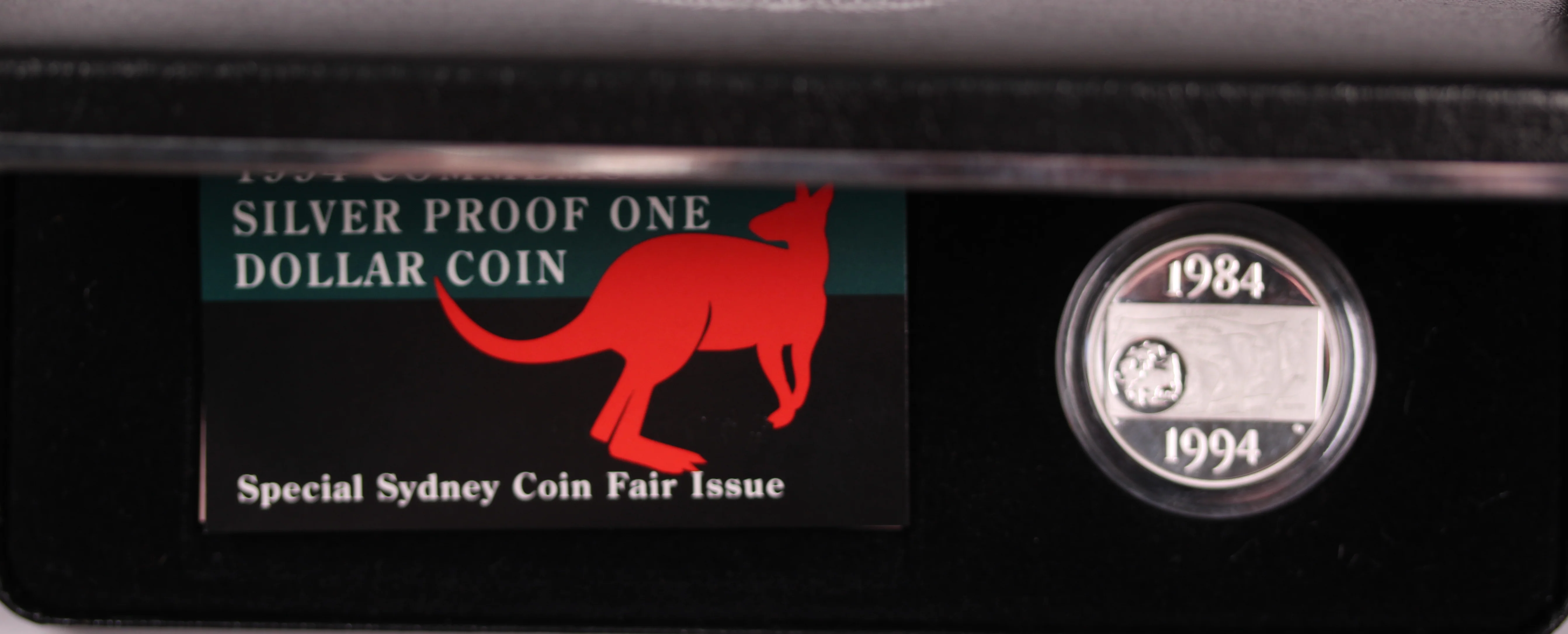 1994 Sydney Coin Fair $1 Silver Proof Coin - Image 2