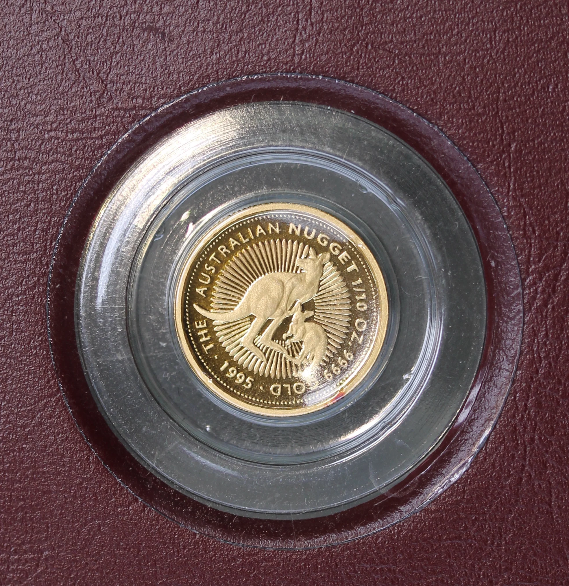1995 Australian Nugget 1/10oz Gold Proof Coin