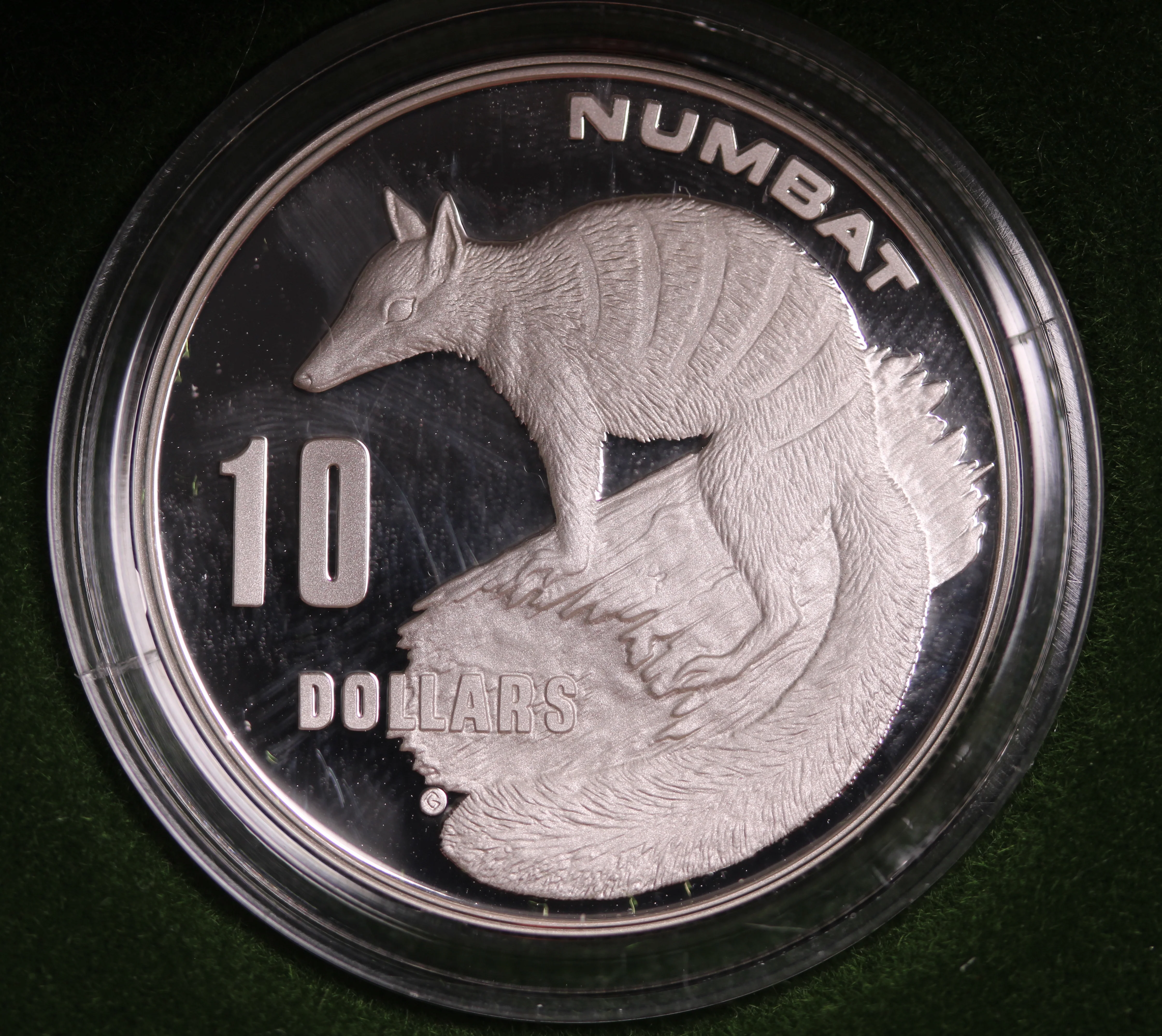 1995 Australia's Endangered Species - Numbat - $10 Silver Proof Coin - Image 2