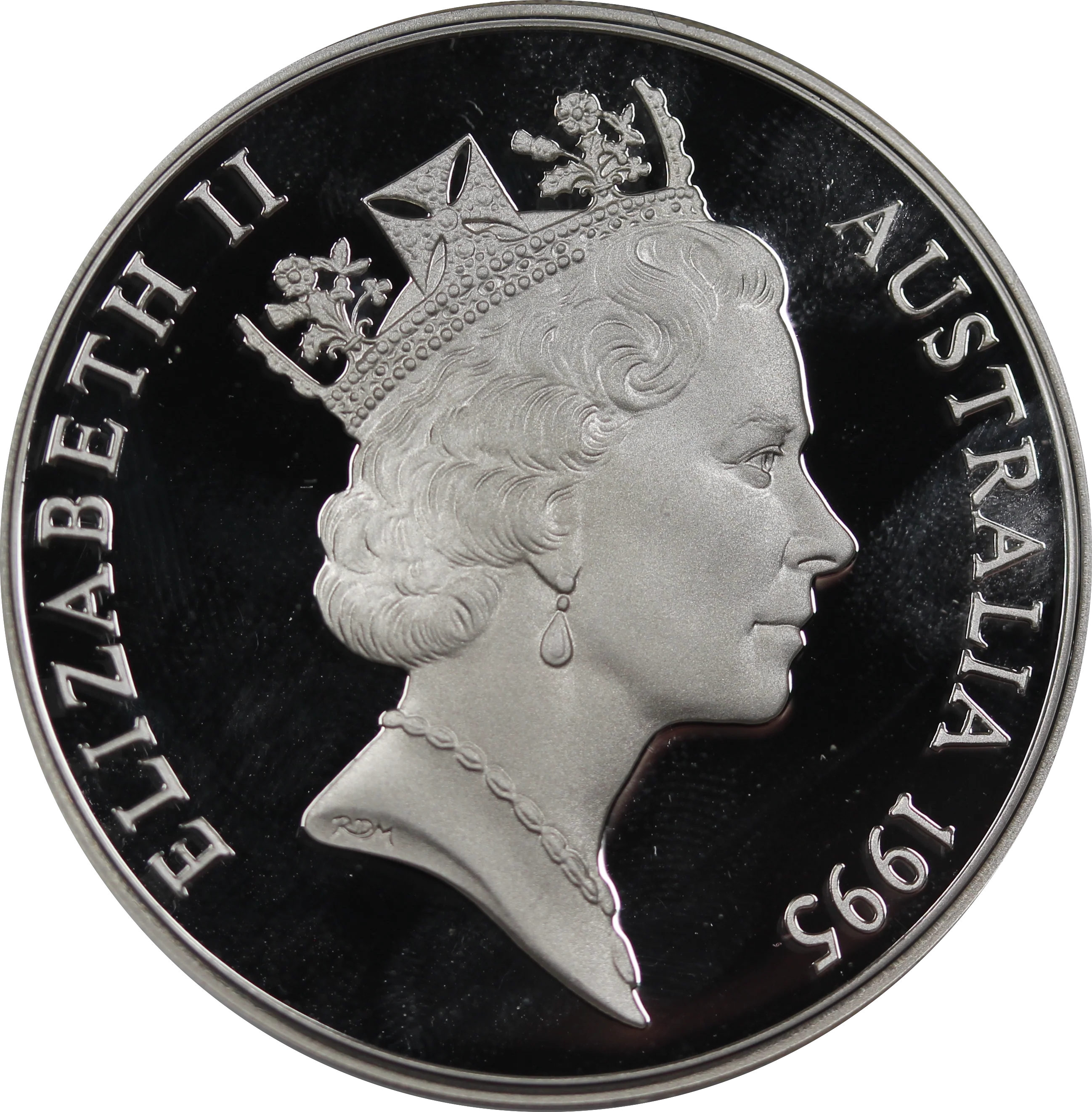1995 Charles Todd $5 Silver Proof Coin - Image 2