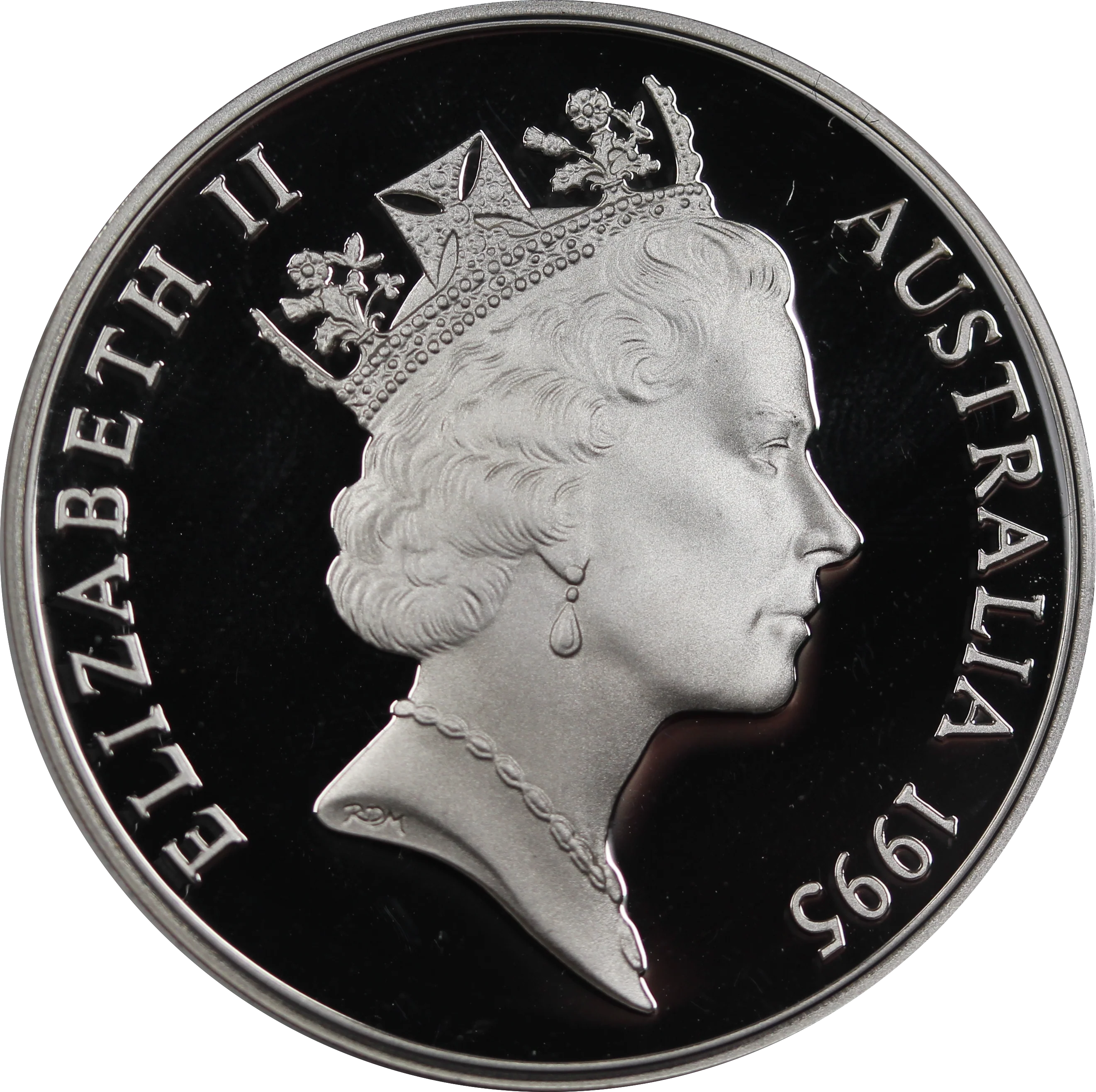 1995 Colonel William Light $5 Silver Proof Coin - Image 2