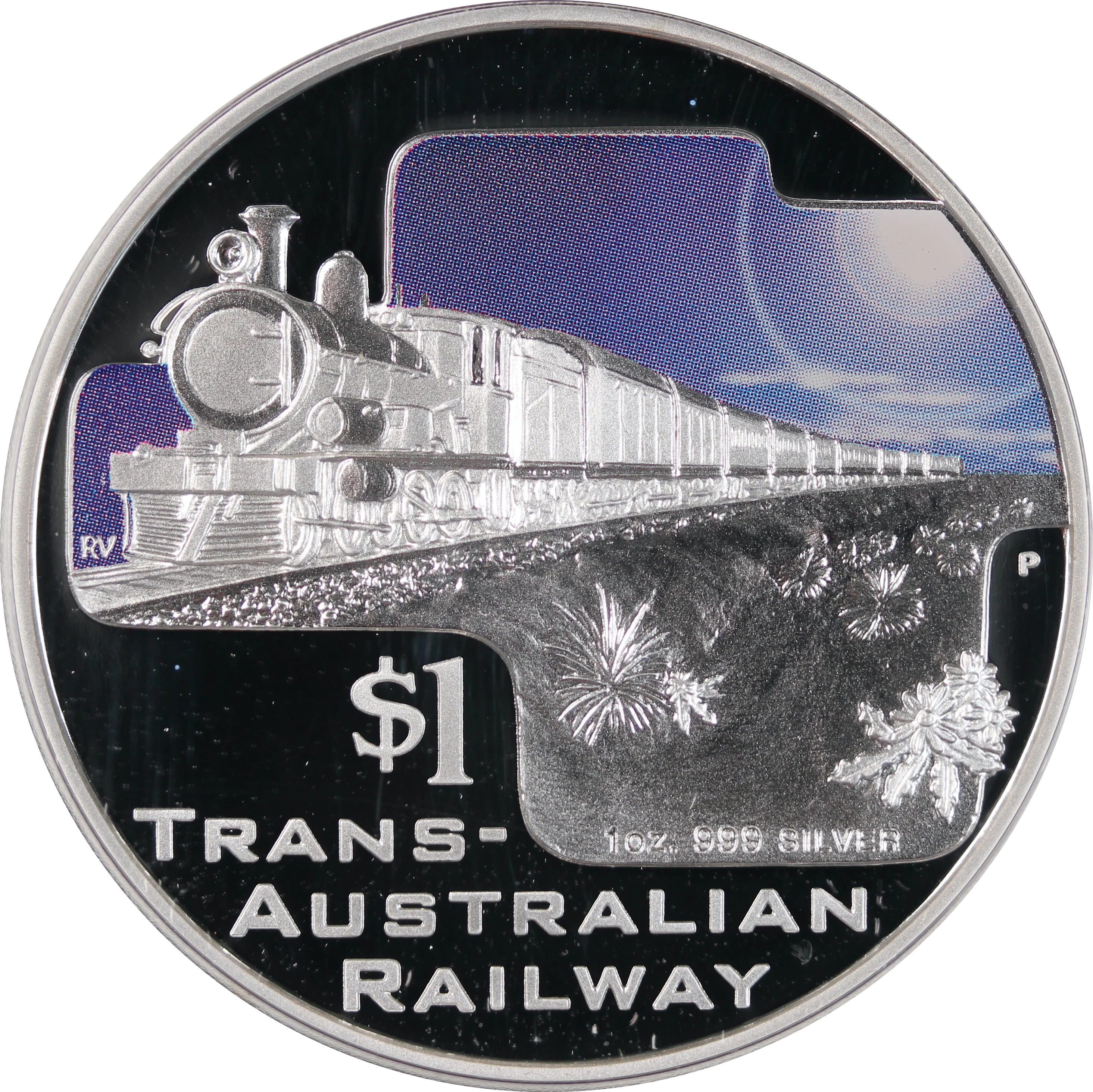 2004 Great Rail Journeys of the World Cook Islands 5 Coin Silver Proof Set - Image 2
