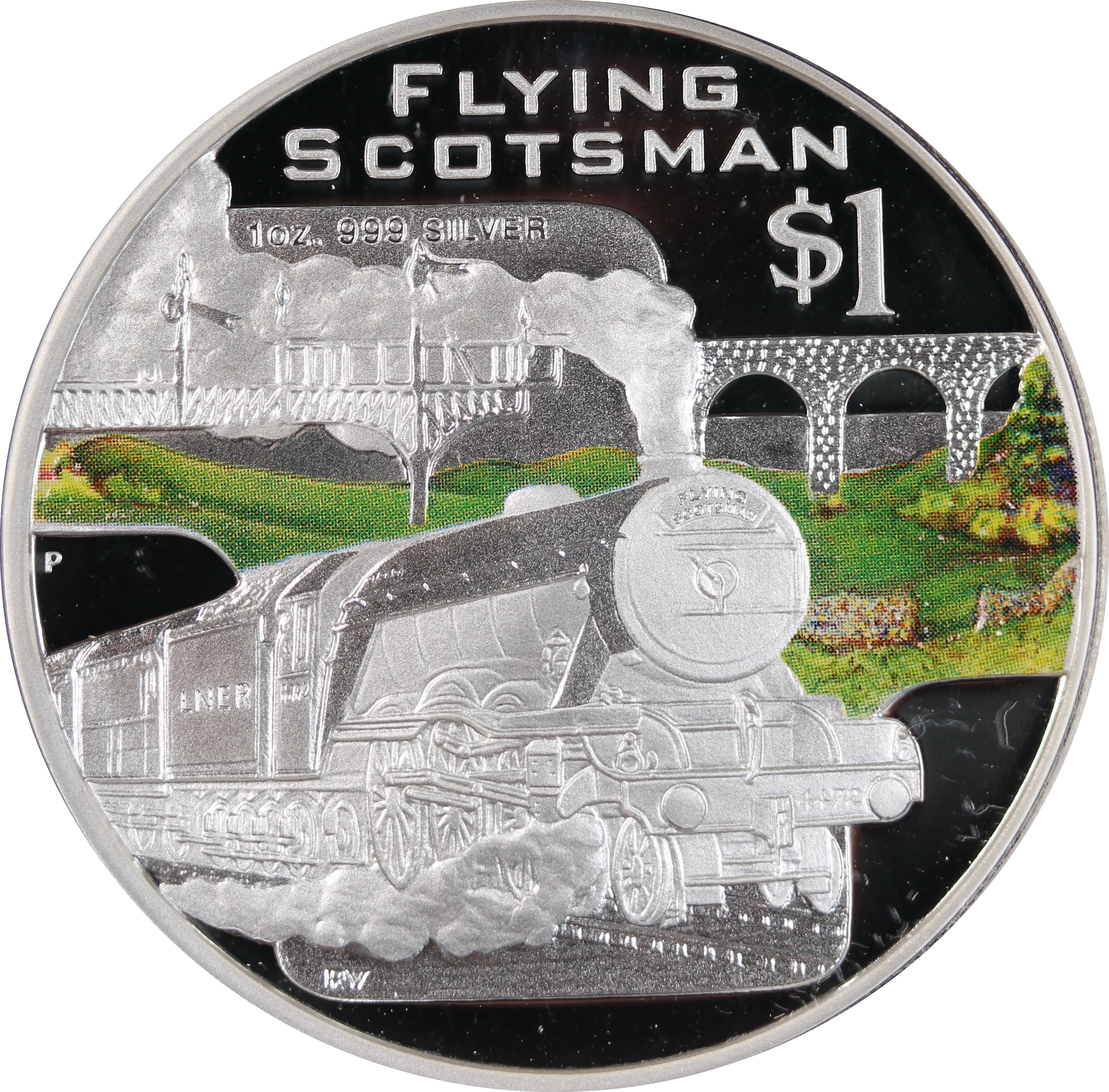 2004 Great Rail Journeys of the World Cook Islands 5 Coin Silver Proof Set - Image 3