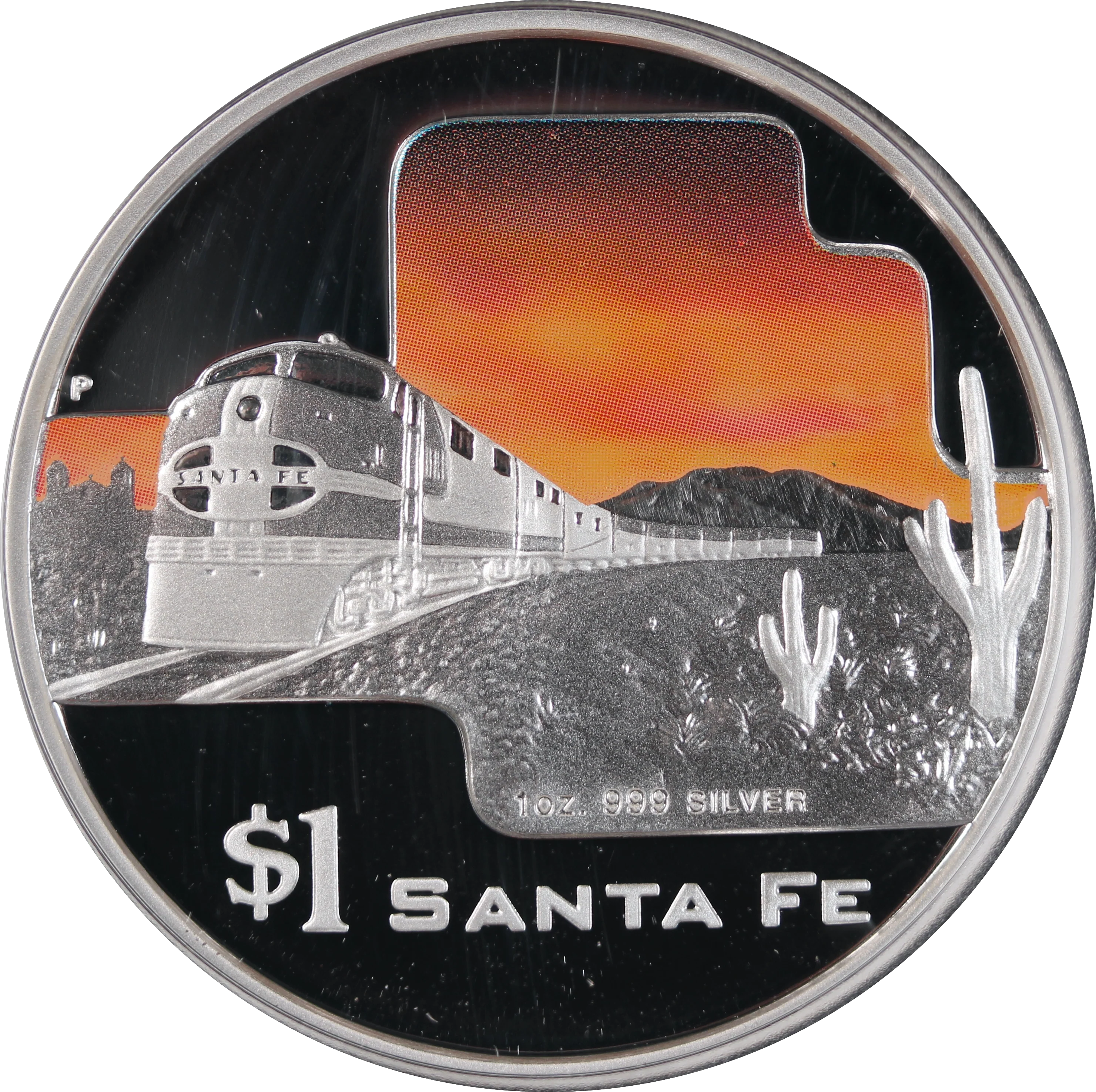 2004 Great Rail Journeys of the World Cook Islands 5 Coin Silver Proof Set - Image 4