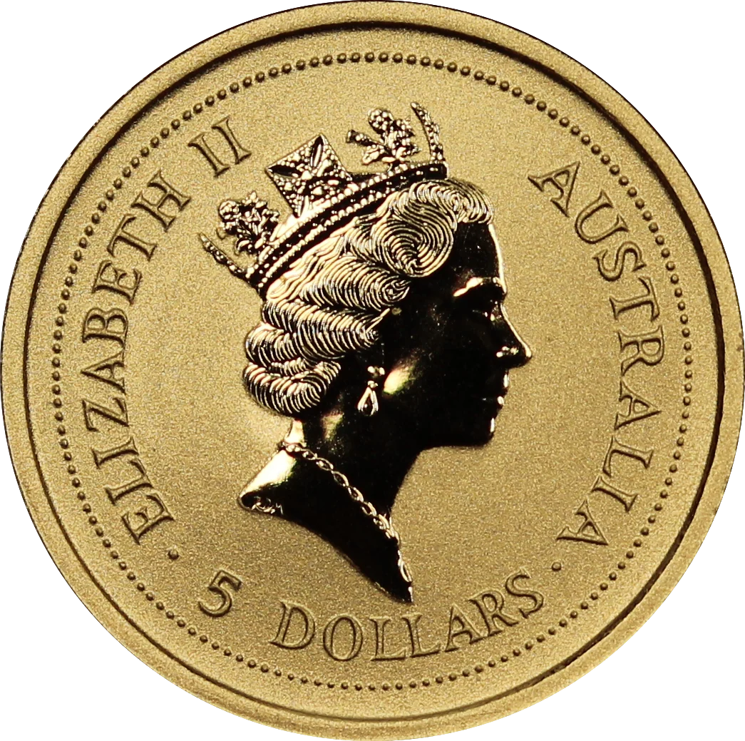 1996 Year of the Mouse 1/20oz Gold Coin - Image 2