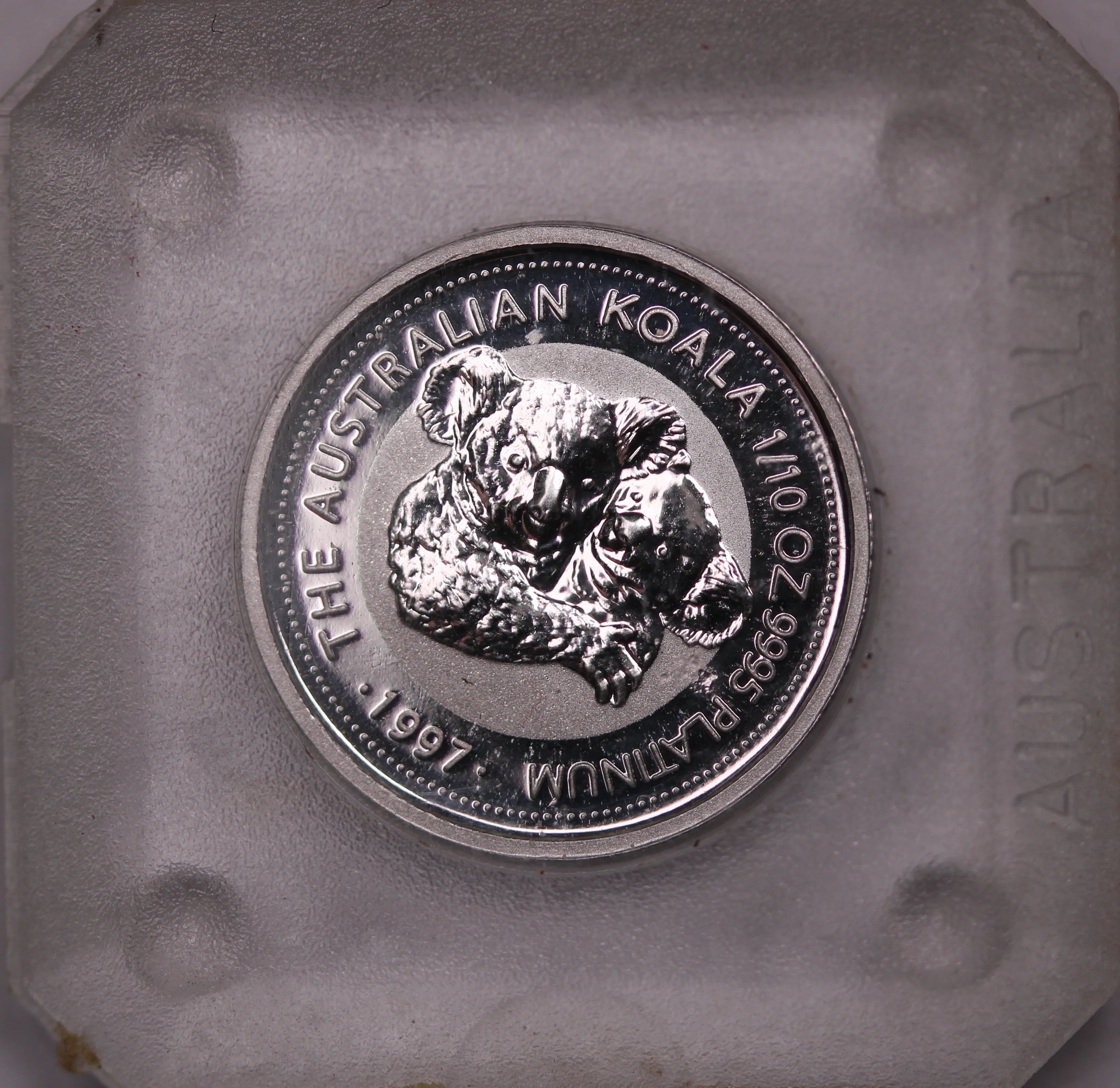1997 1/10oz Platinum Koala Coin