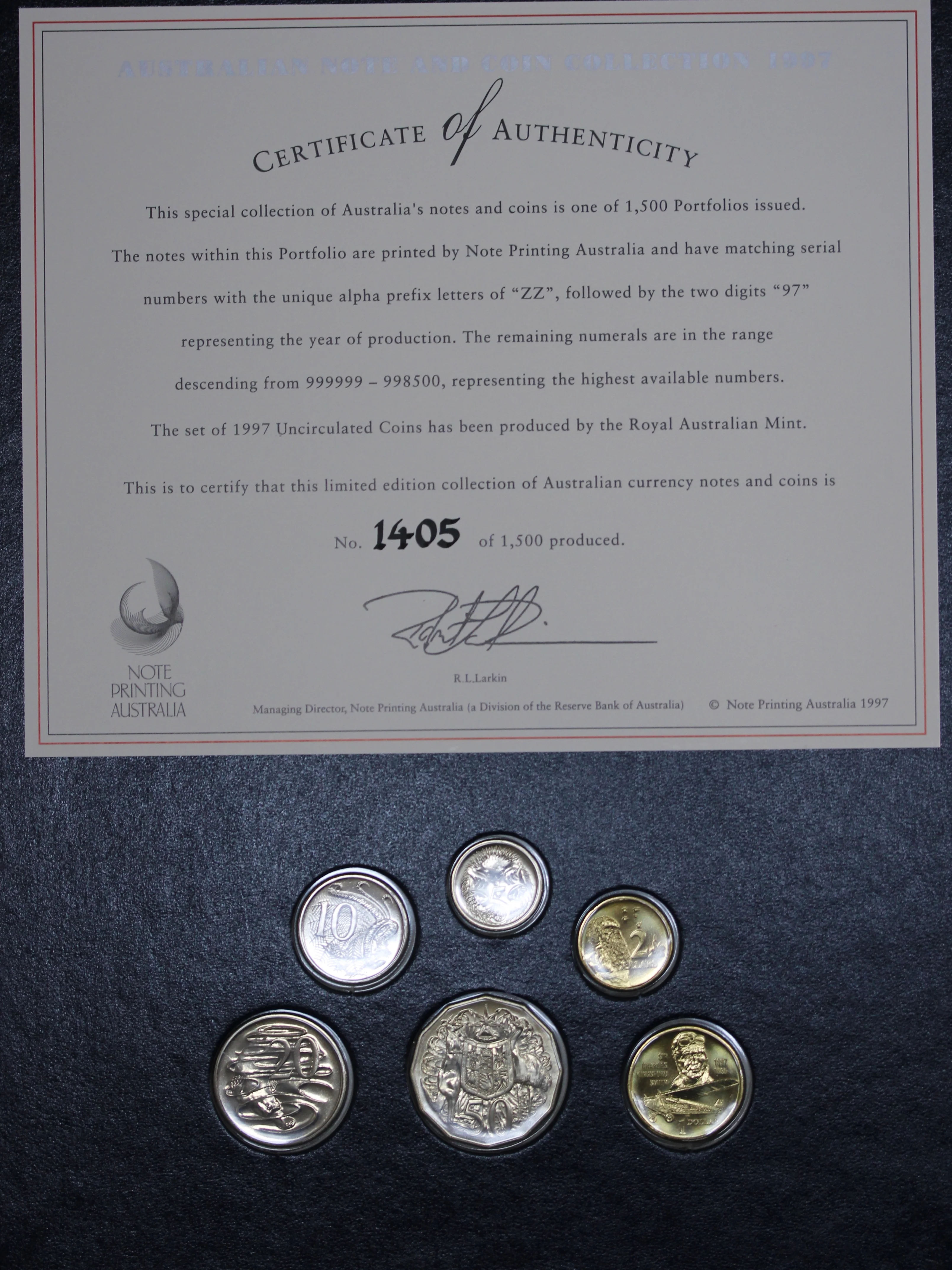 1997 Coin and Banknote Portfolio NPA/RAM - Image 3