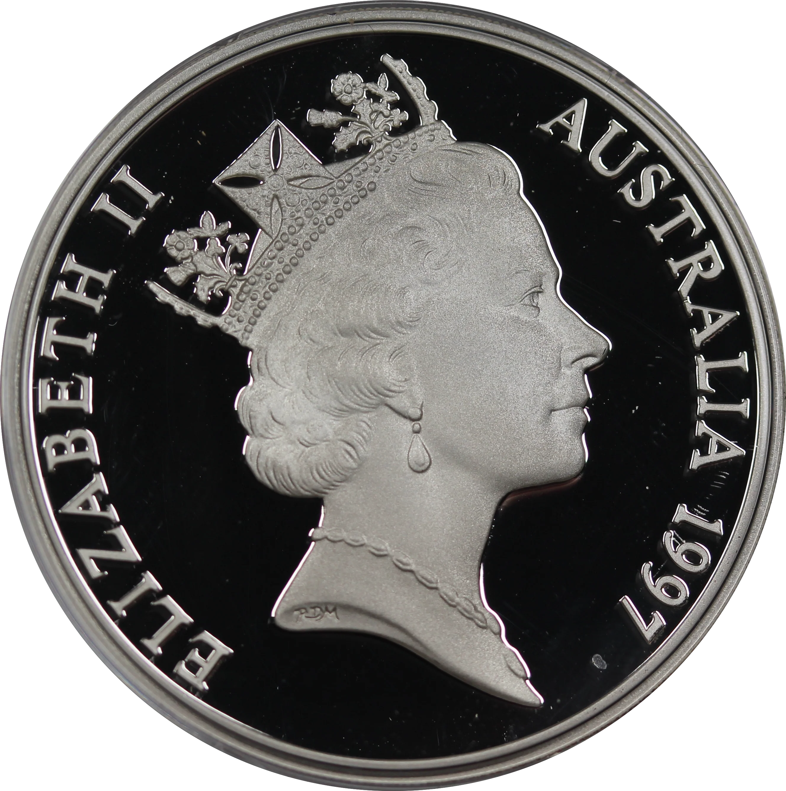 1997 Steam Tractor $5 Silver Proof Coin - Image 2