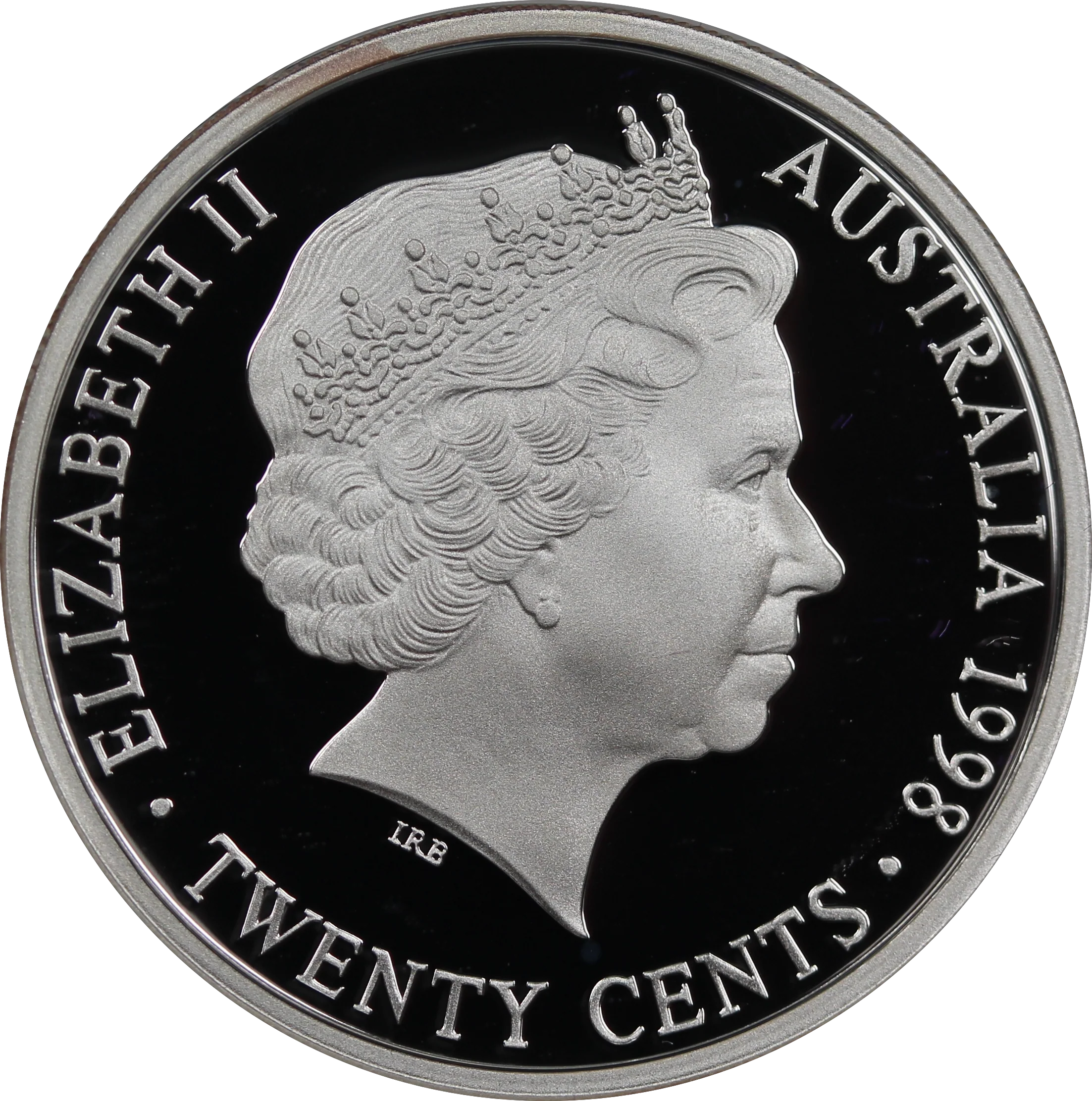 1998 1927 Canberra Silver Florin Coin - Image 2