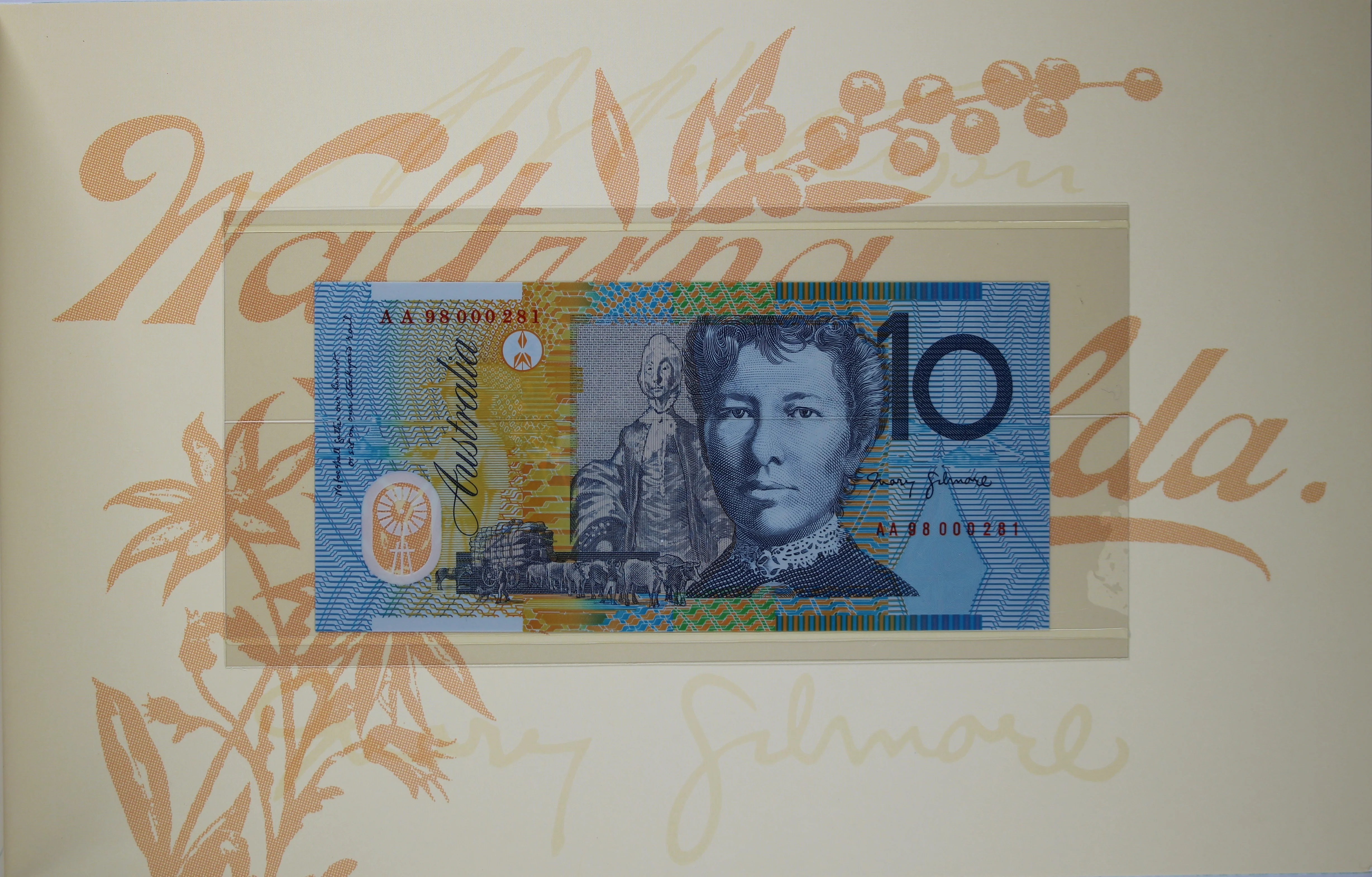 1998 Deluxe Low Red Numbered Uncirculated 5 Note Set - Image 3