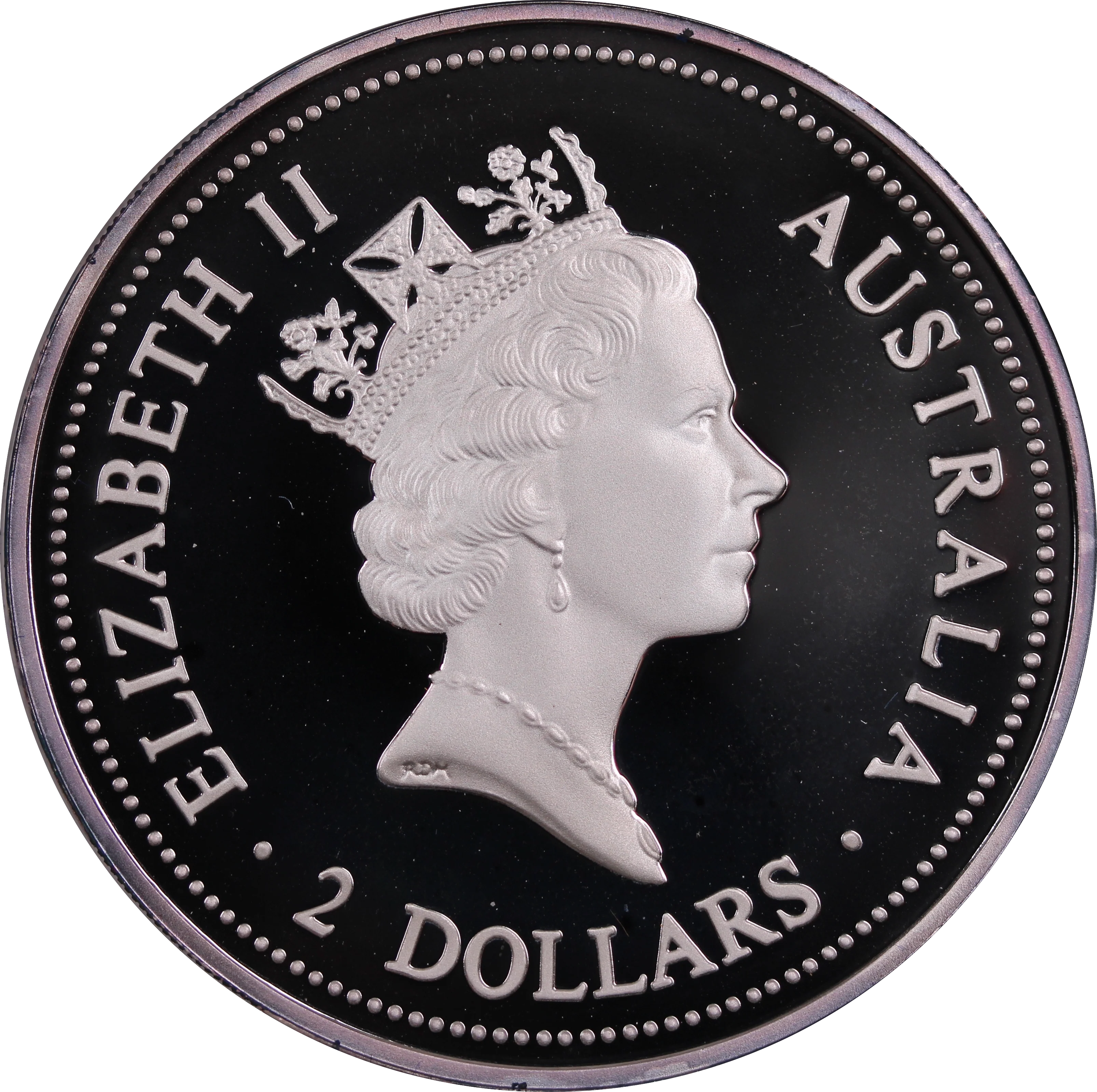 1998 Kookaburra 2oz Silver Coin - Image 2