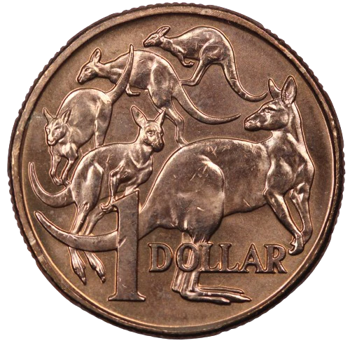 1998 Mob of Roos $1 Coin