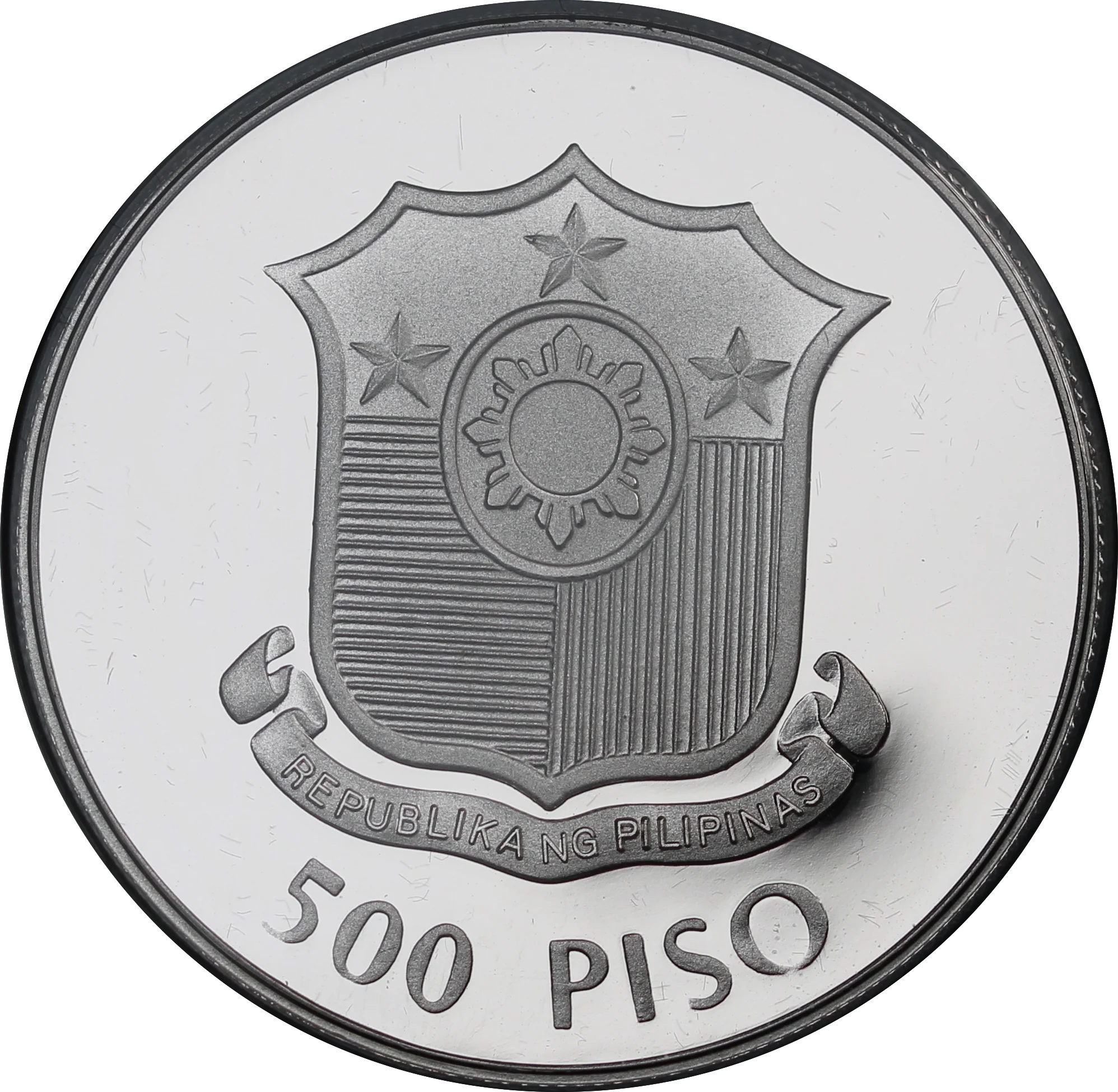 1998 Philippines Carlos P Romulo Centennial 500 Piso Silver Proof Coin - Image 2