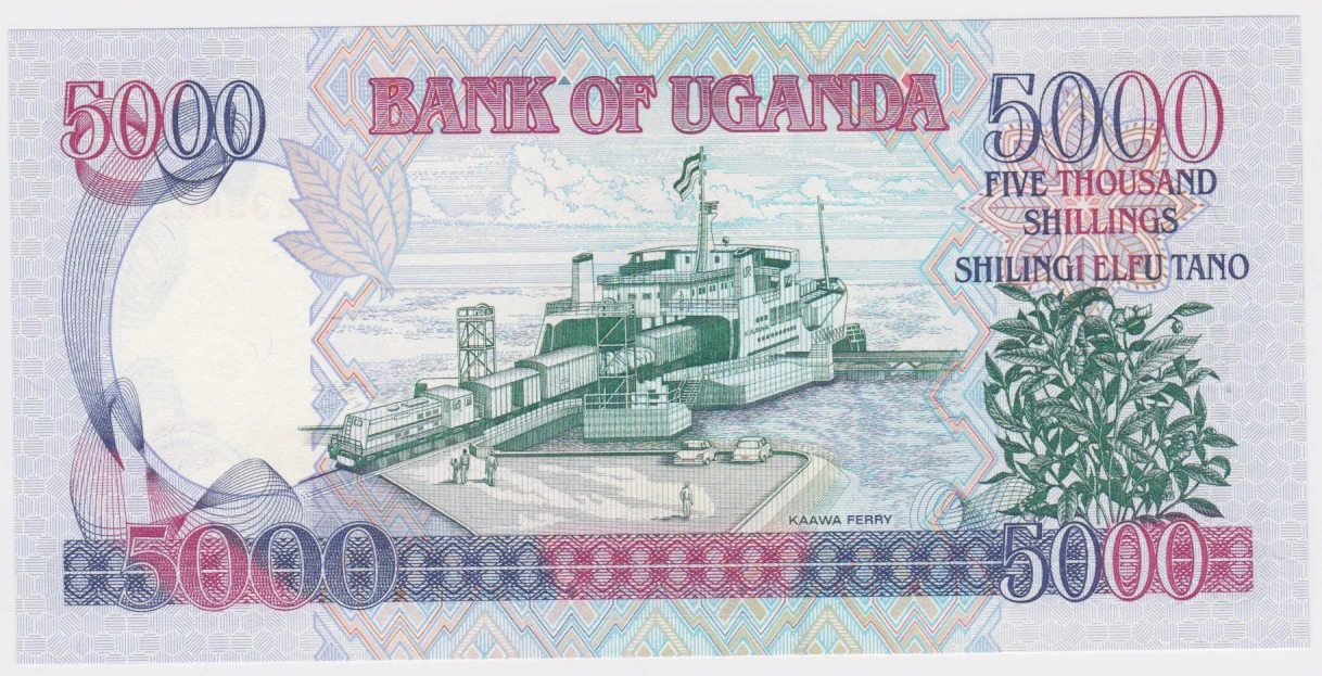 1998 Uganda 5000 Shillings UNC - Image 2