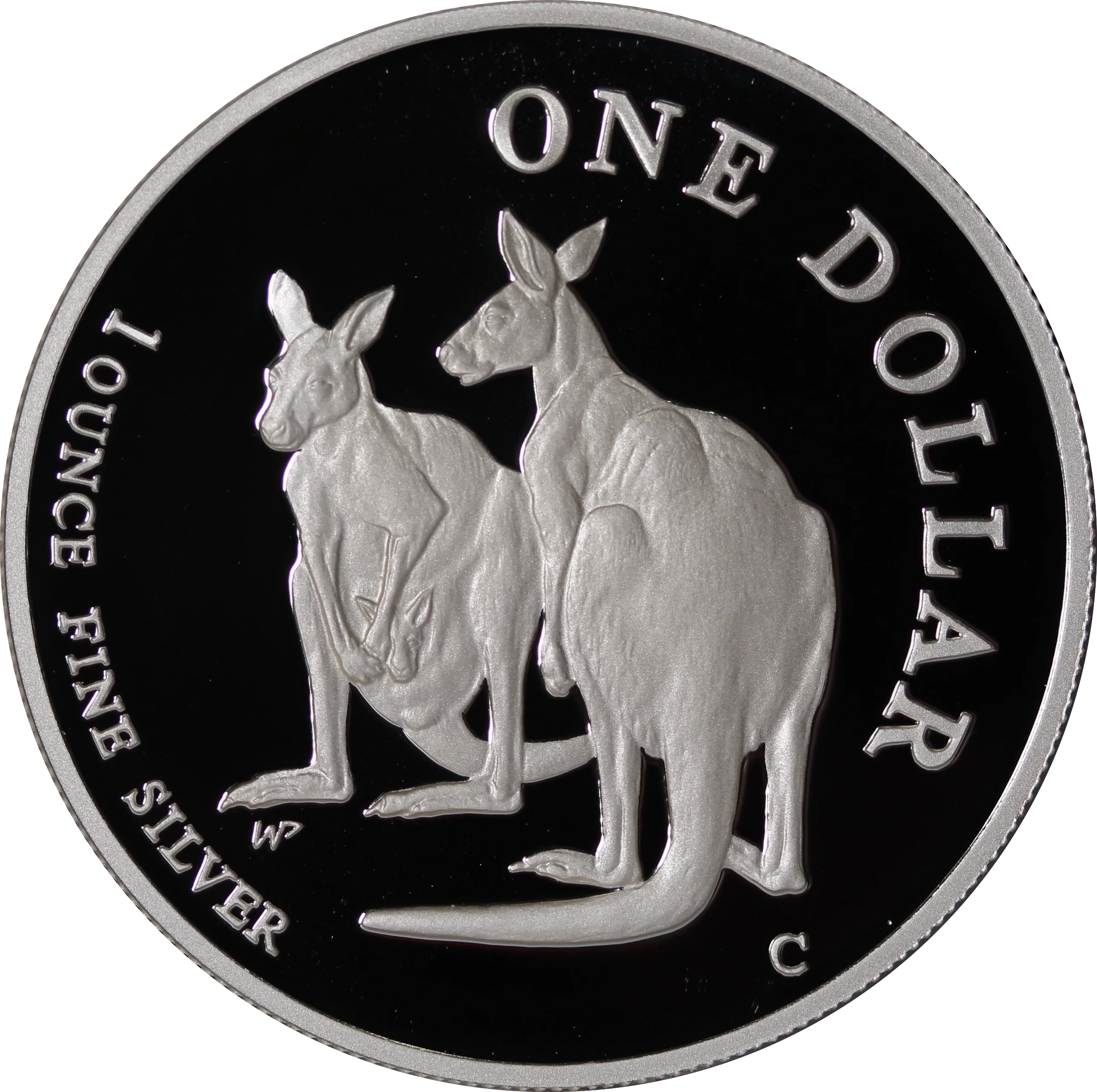1999 Australian Kangaroo 1oz Silver Proof Coin - Image 2