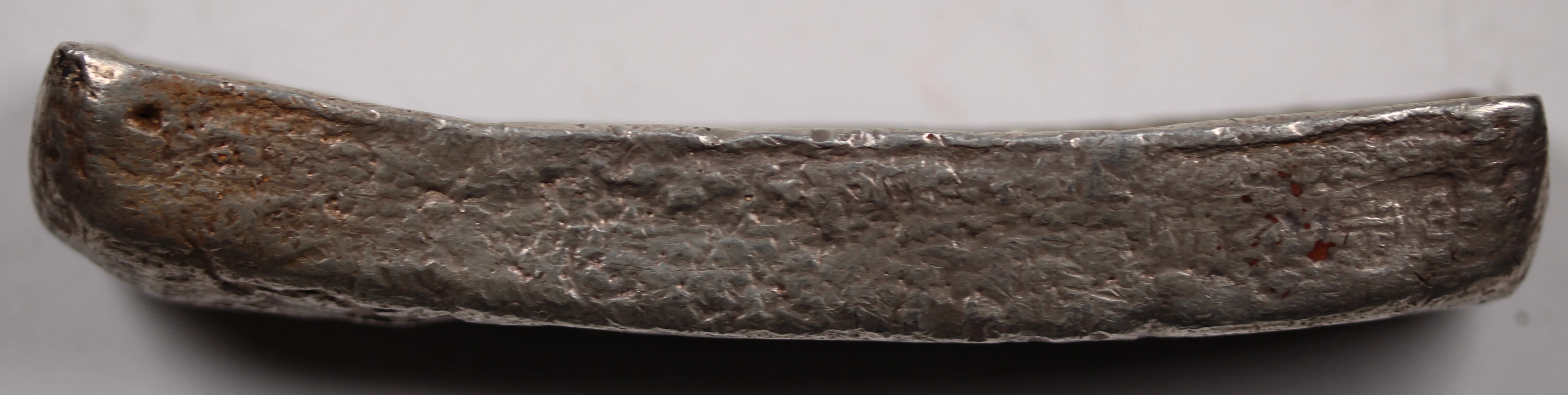 19th Century Vietnam Tael Silver Banana Bar (357 grams) - Image 2