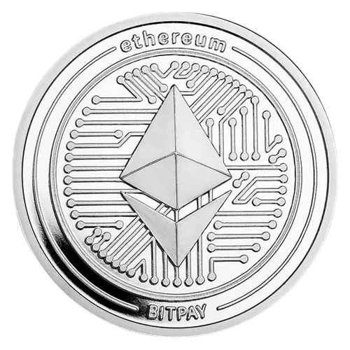 1oz Ethereum Silver Bullion Round