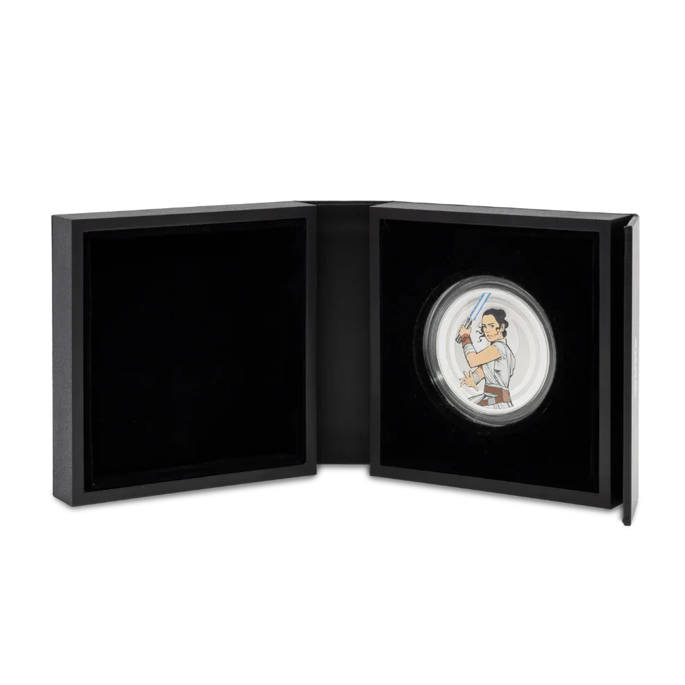 Star Wars Medallion - Rey & Kylo Ren 1oz Silver - Image 3