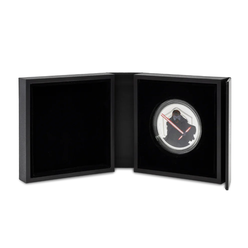 Star Wars Medallion - Rey & Kylo Ren 1oz Silver - Image 4