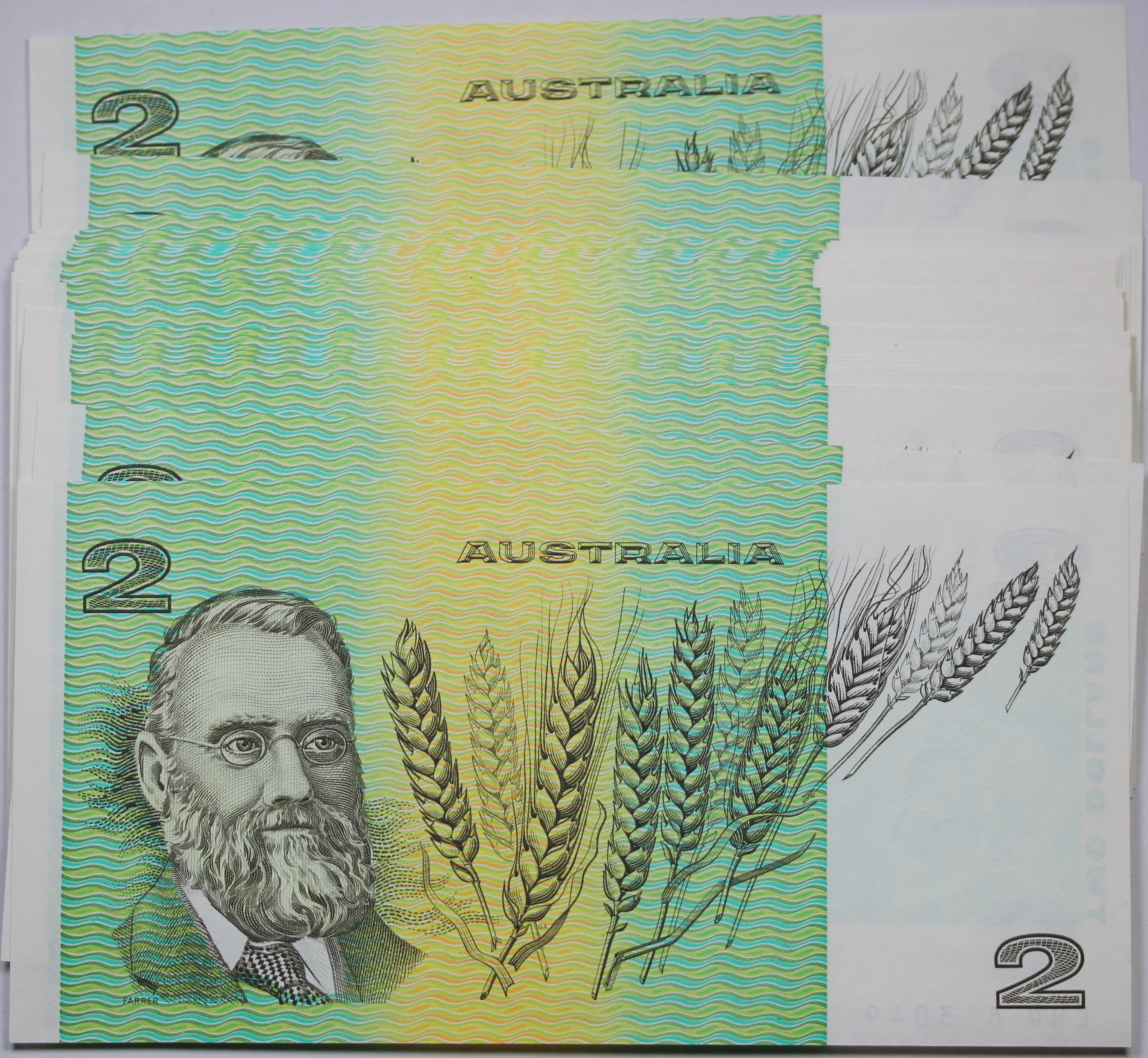 $2 1985 Johnston/Fraser Consecutive run of 25 UNC - Image 2