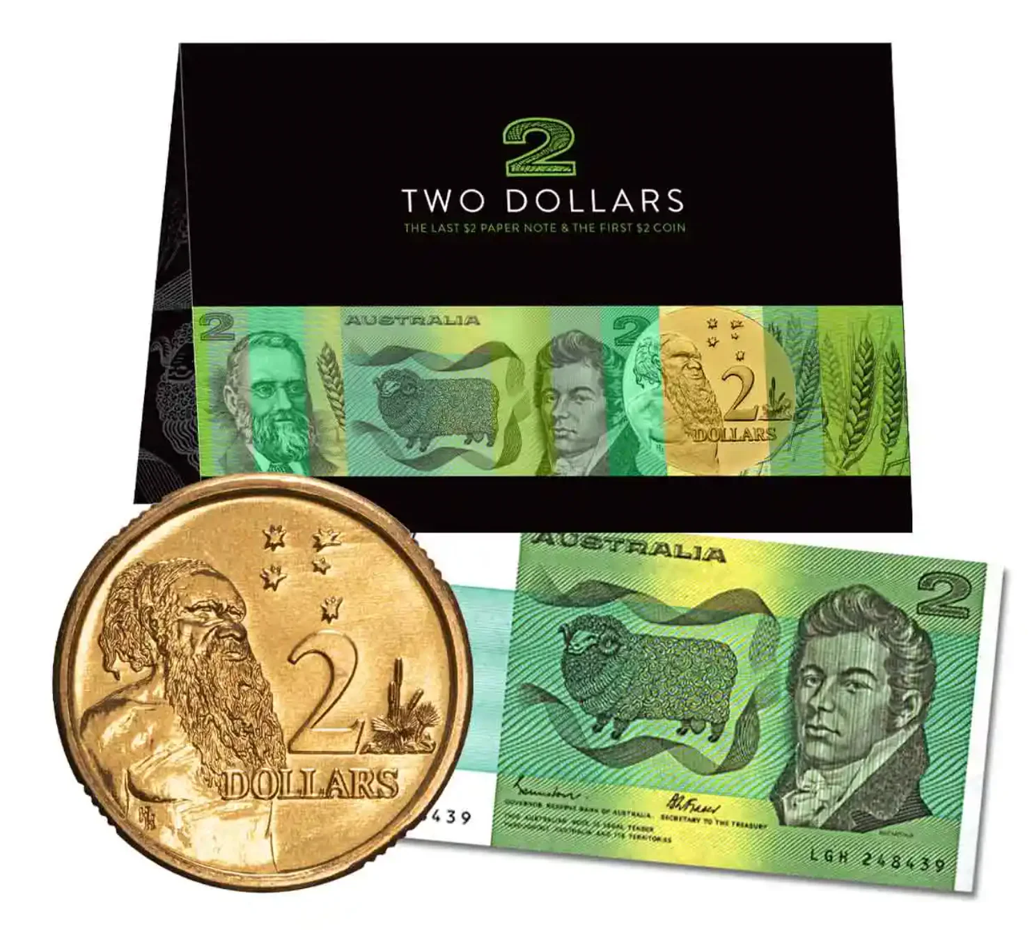$2 Last Note & First Coin Pack Uncirculated