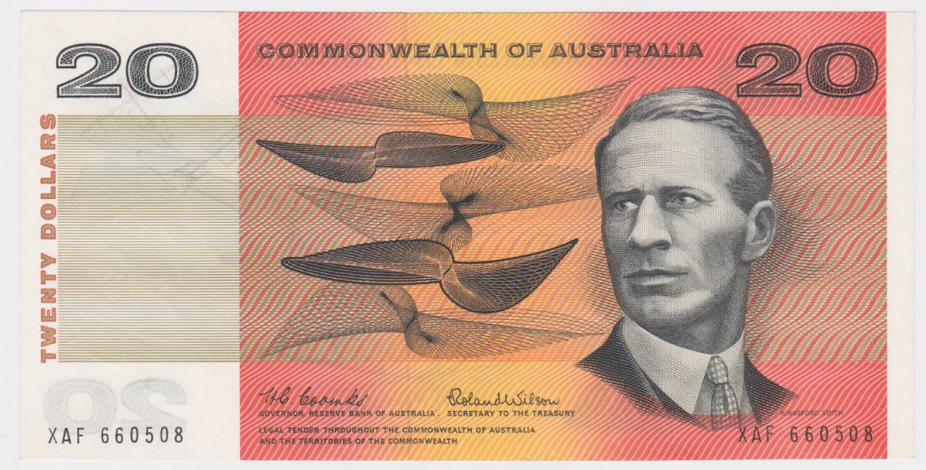 $20 1966 Coombs/Wilson aUNC