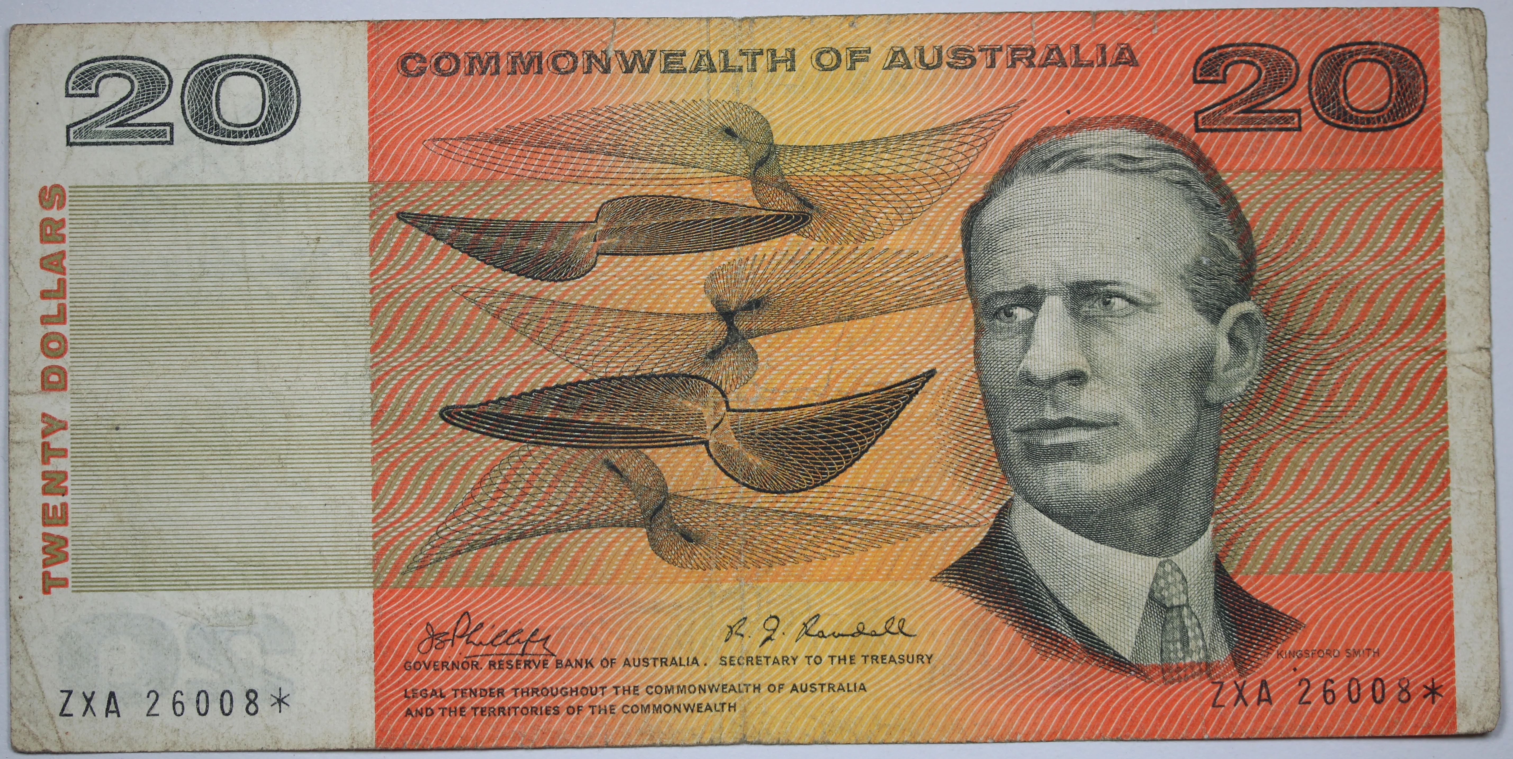 $20 1968 Phillips/Randall Star Replacement Note Fine