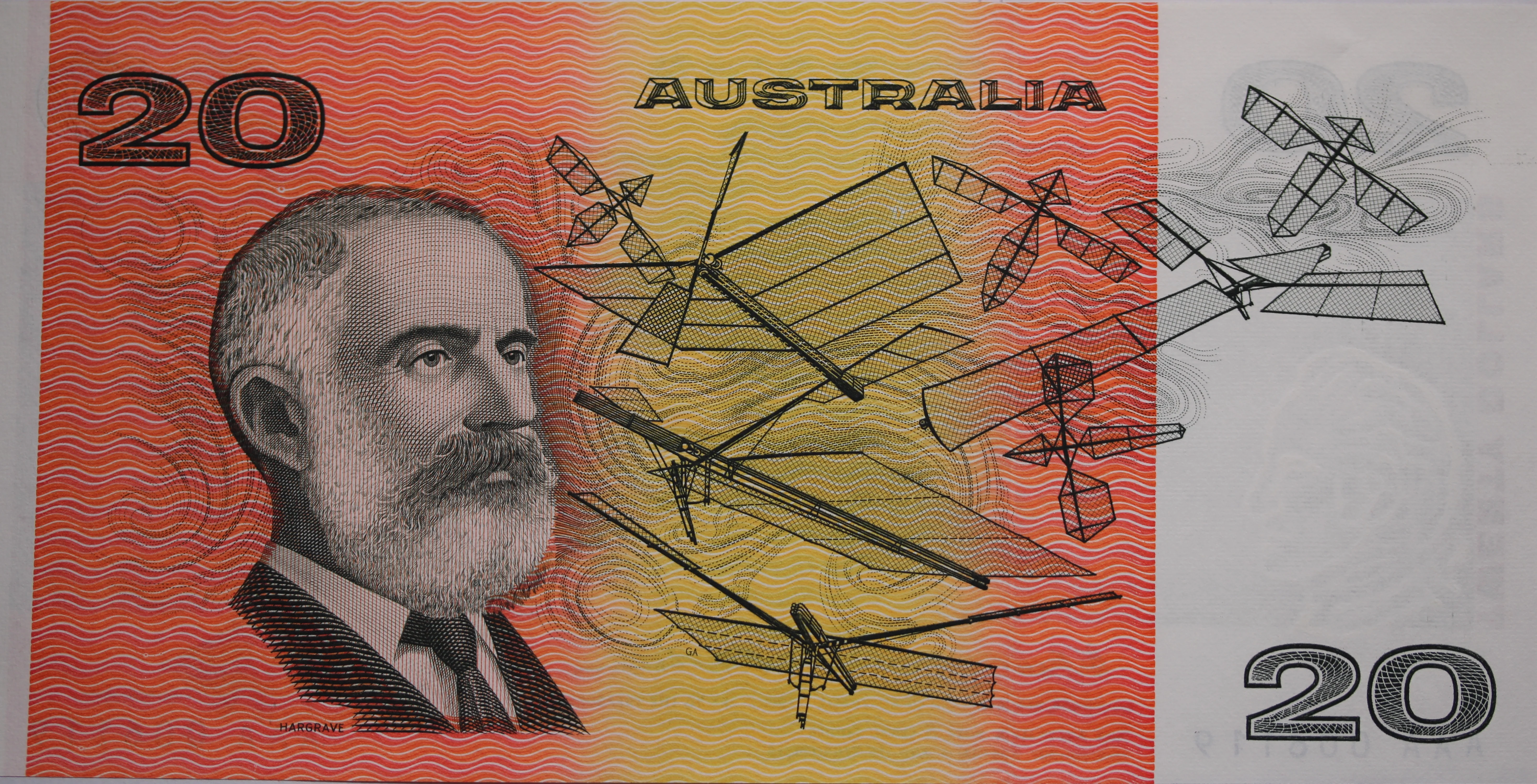 $20 1993 Fraser/Evans First Prefix Banknote UNC - Image 2