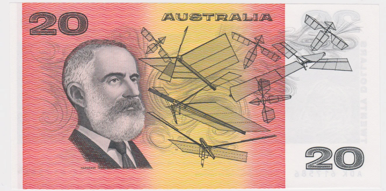 $20 1993 Fraser/Evans Last Prefix UNC - Image 2