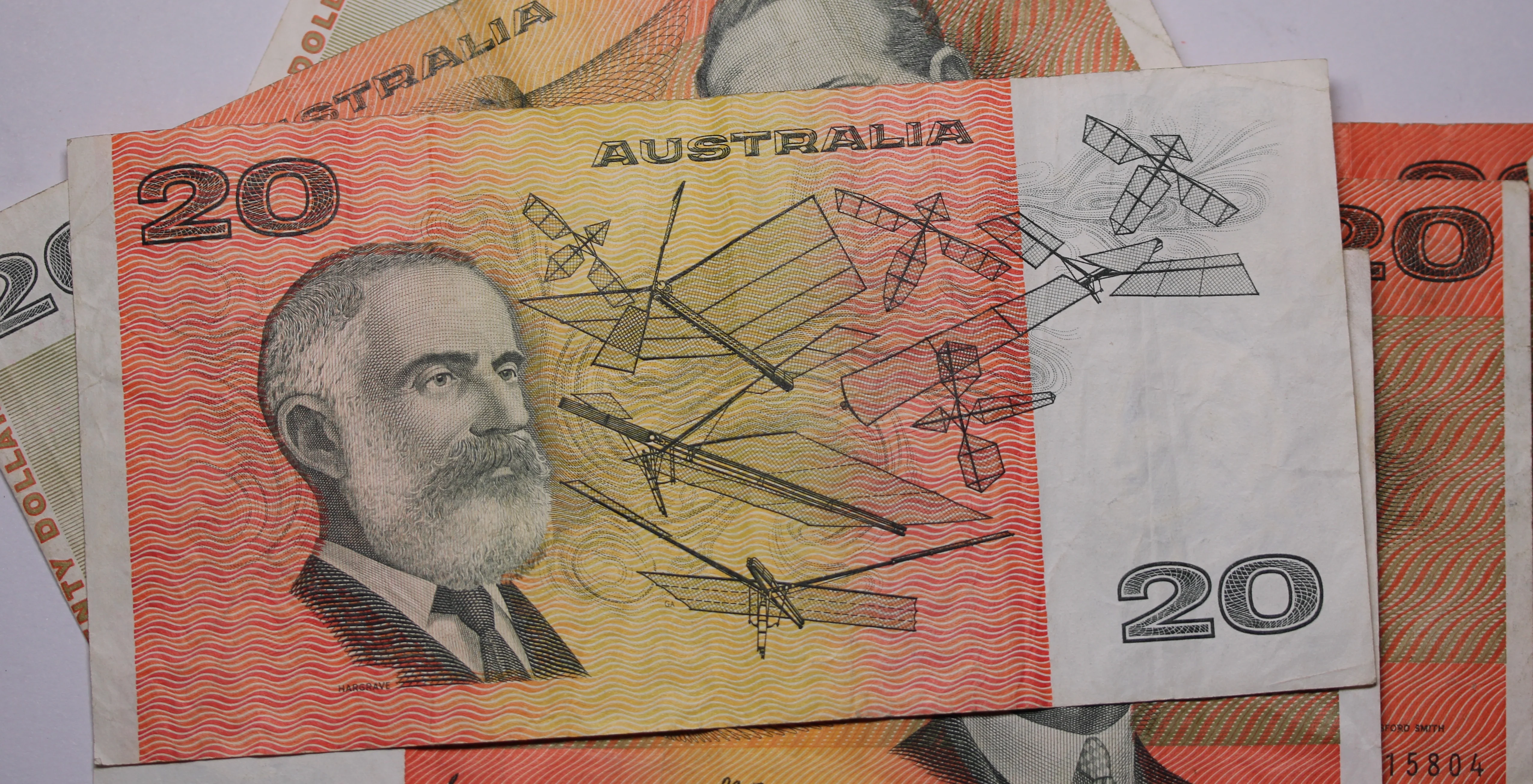 Australian $20 Paper Banknote Circulated - Image 2