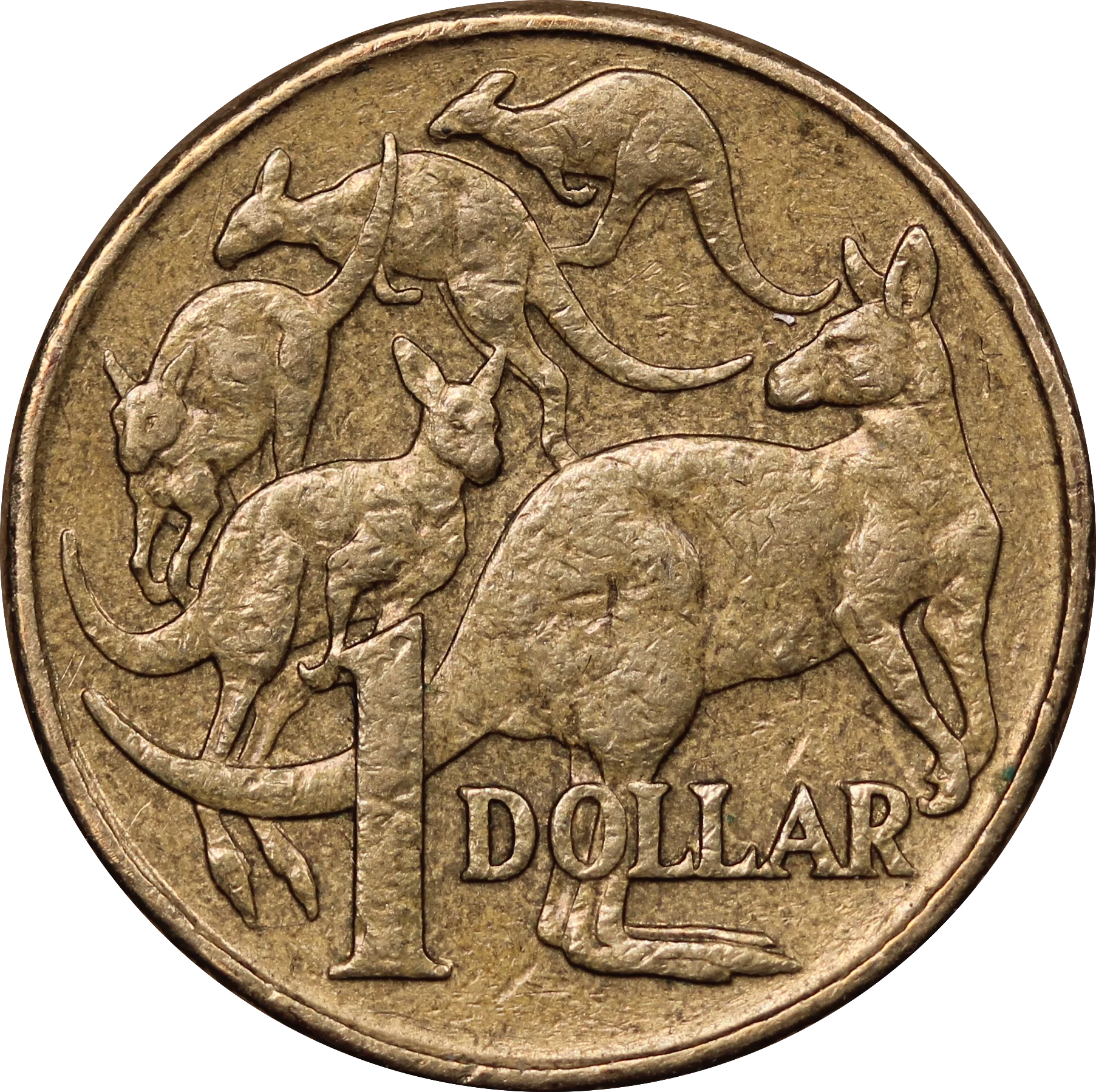 2000 $1 Mule Error with 10 Cent Obverse VF - Image 2