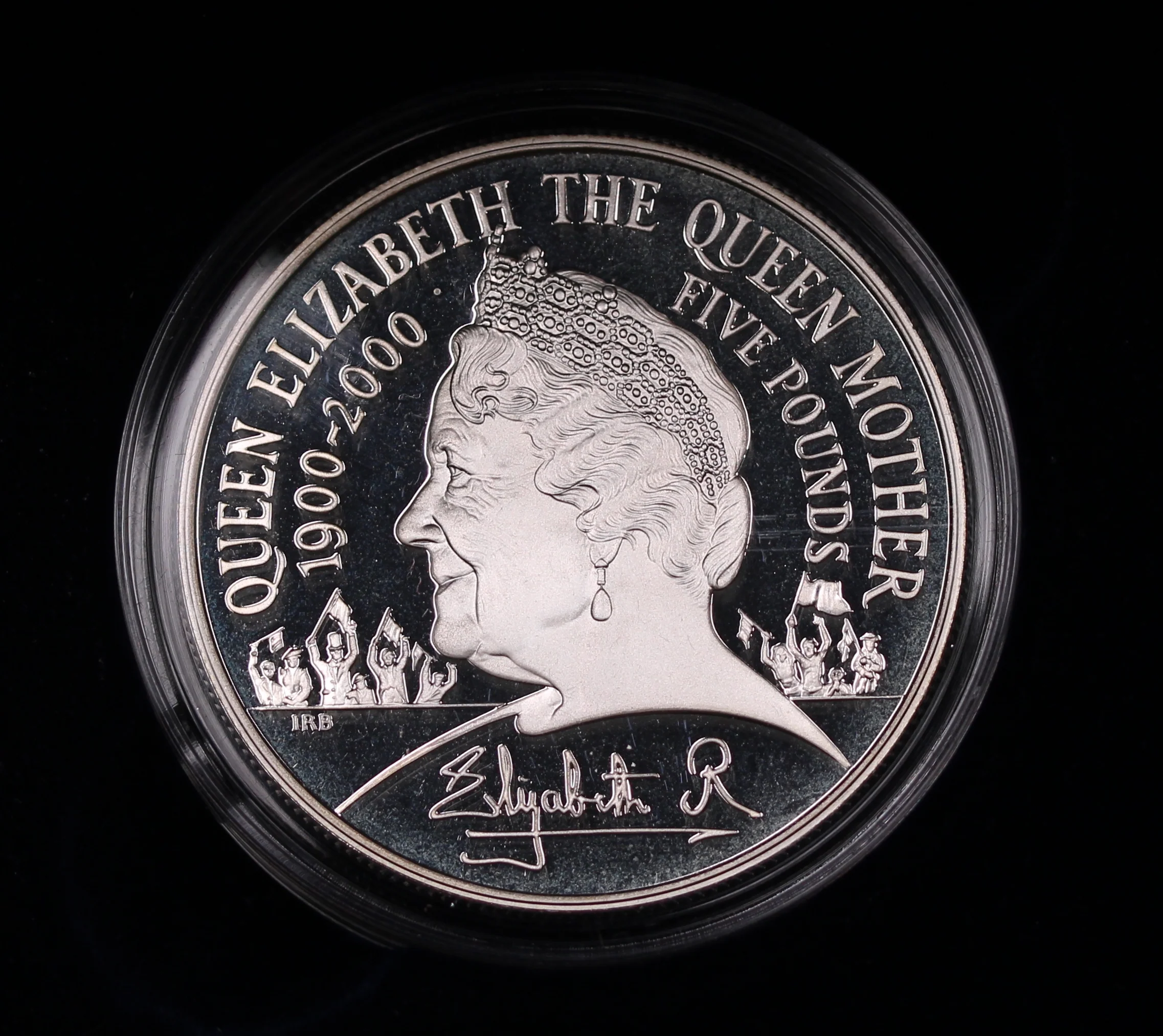 2000 GB Queen Mother Centenary Crown 5 Pound Proof Coin - Image 2